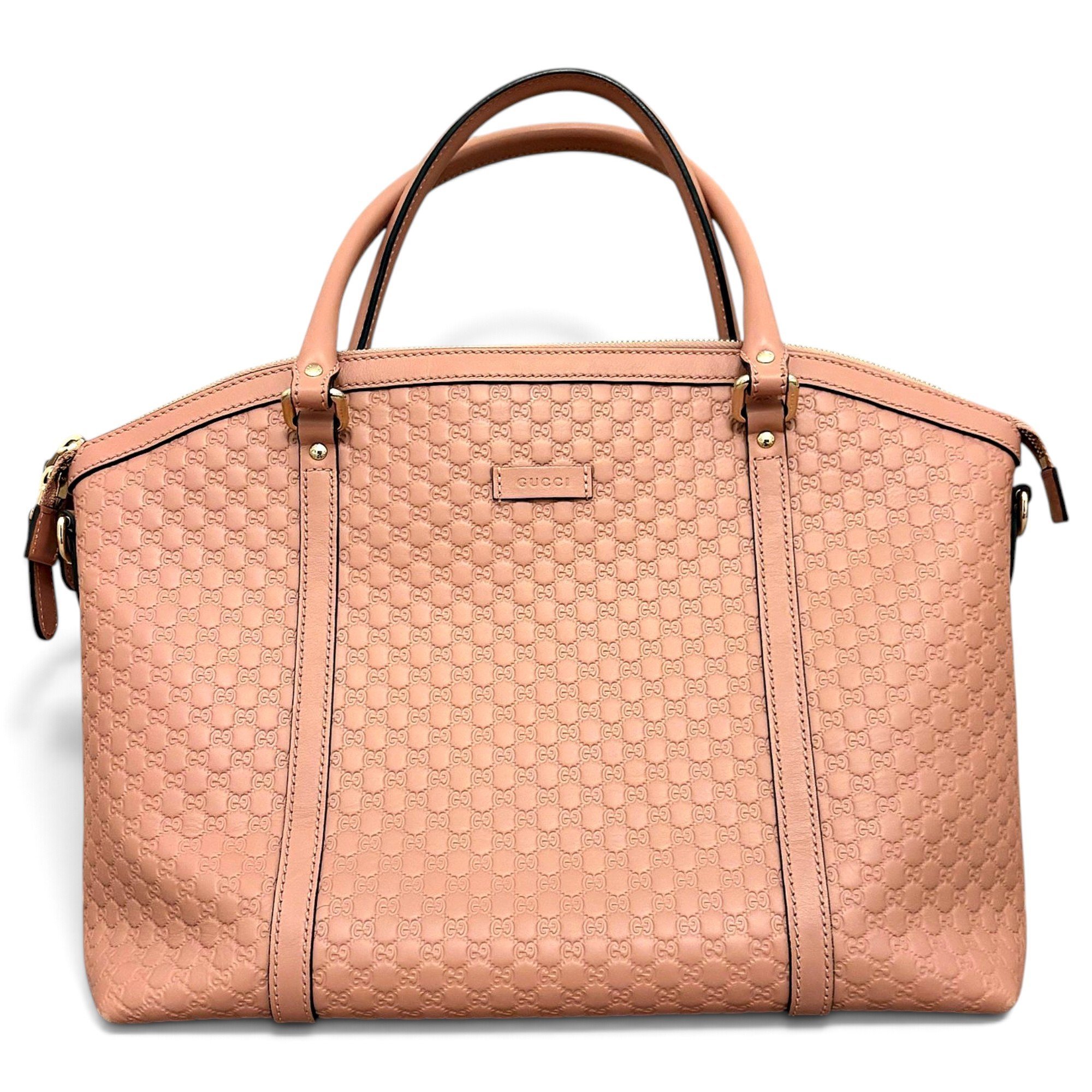 Dôme leather handbag