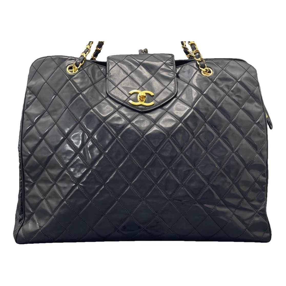 Leather tote