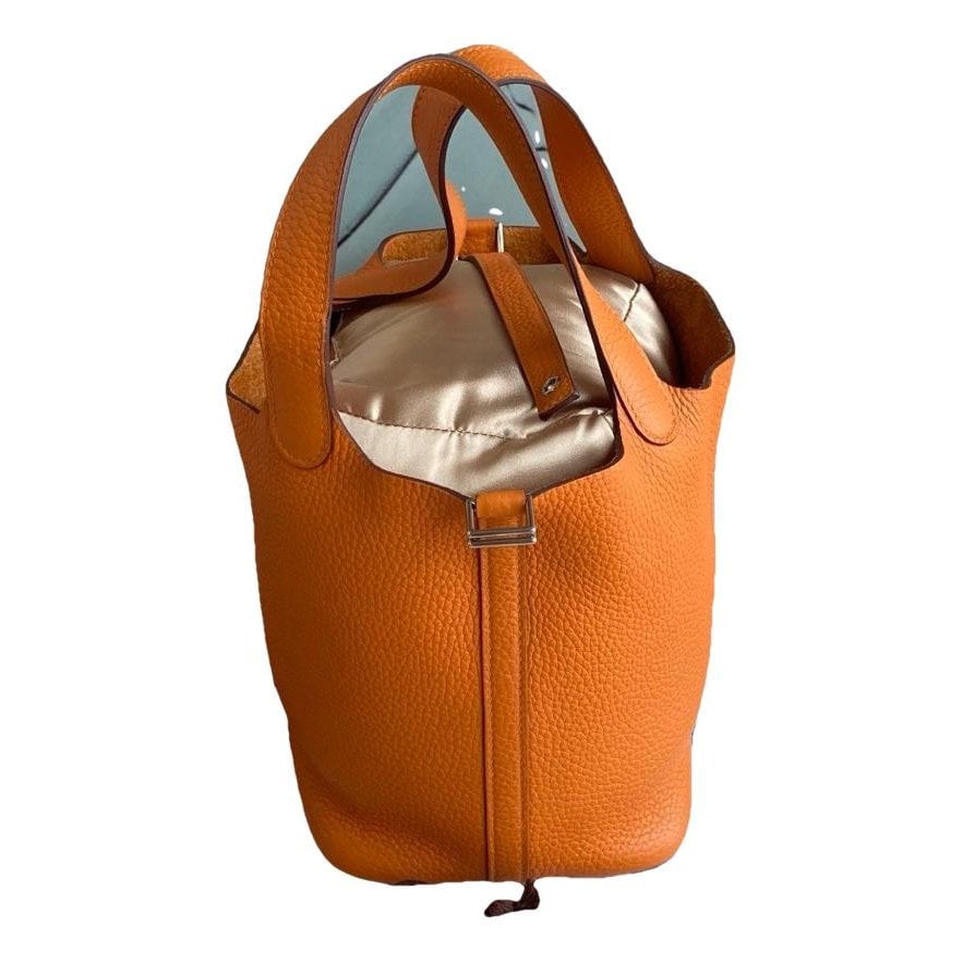 Picotin leather handbag