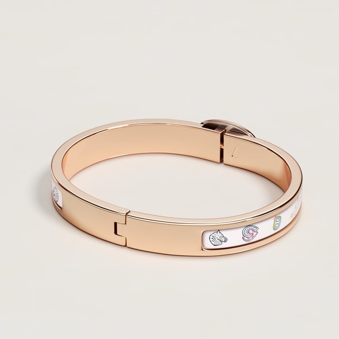 Jasmin Brazalete Mini Clic Chaîne d'Ancre Funny Ice Cream