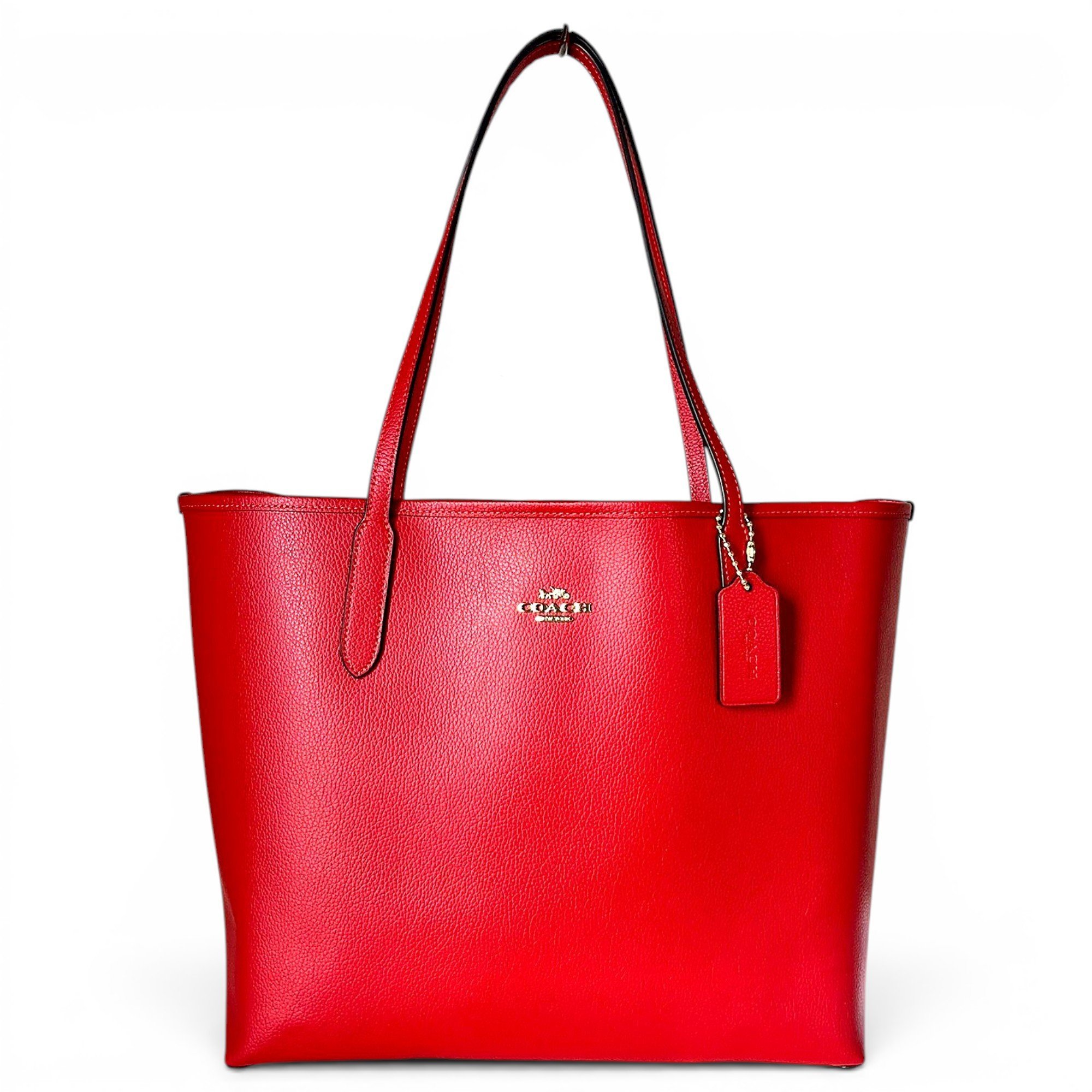 Leather tote