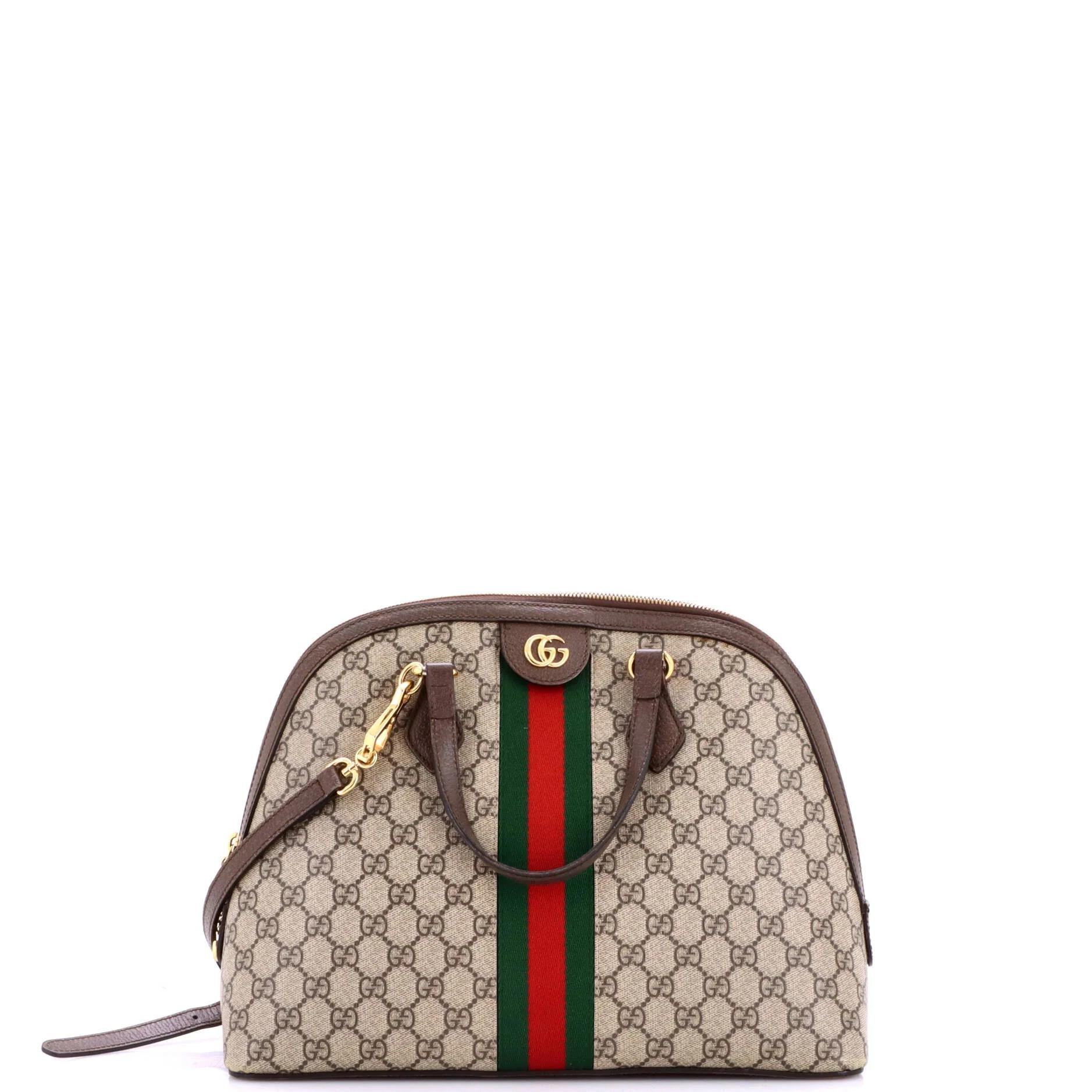 Ophidia Dome Top Handle cloth handbag