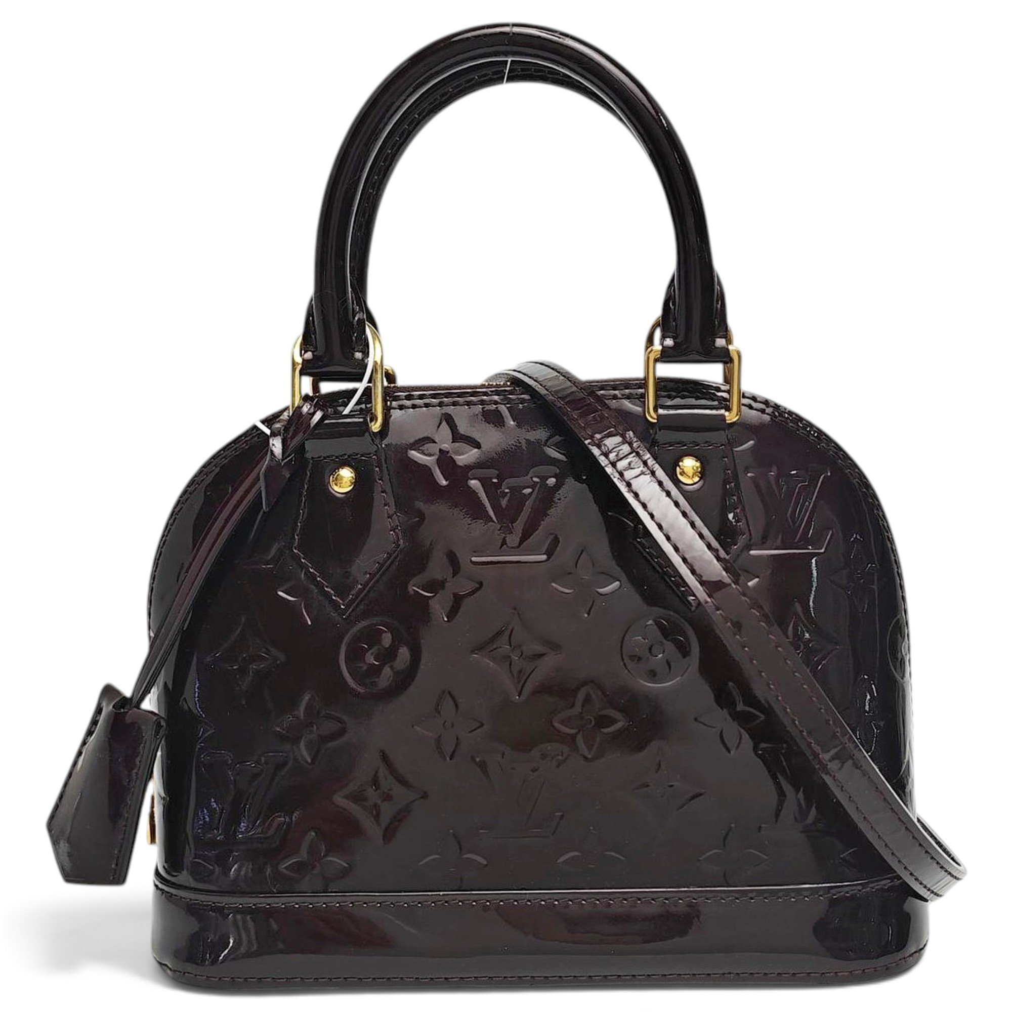 Alma BB patent leather handbag