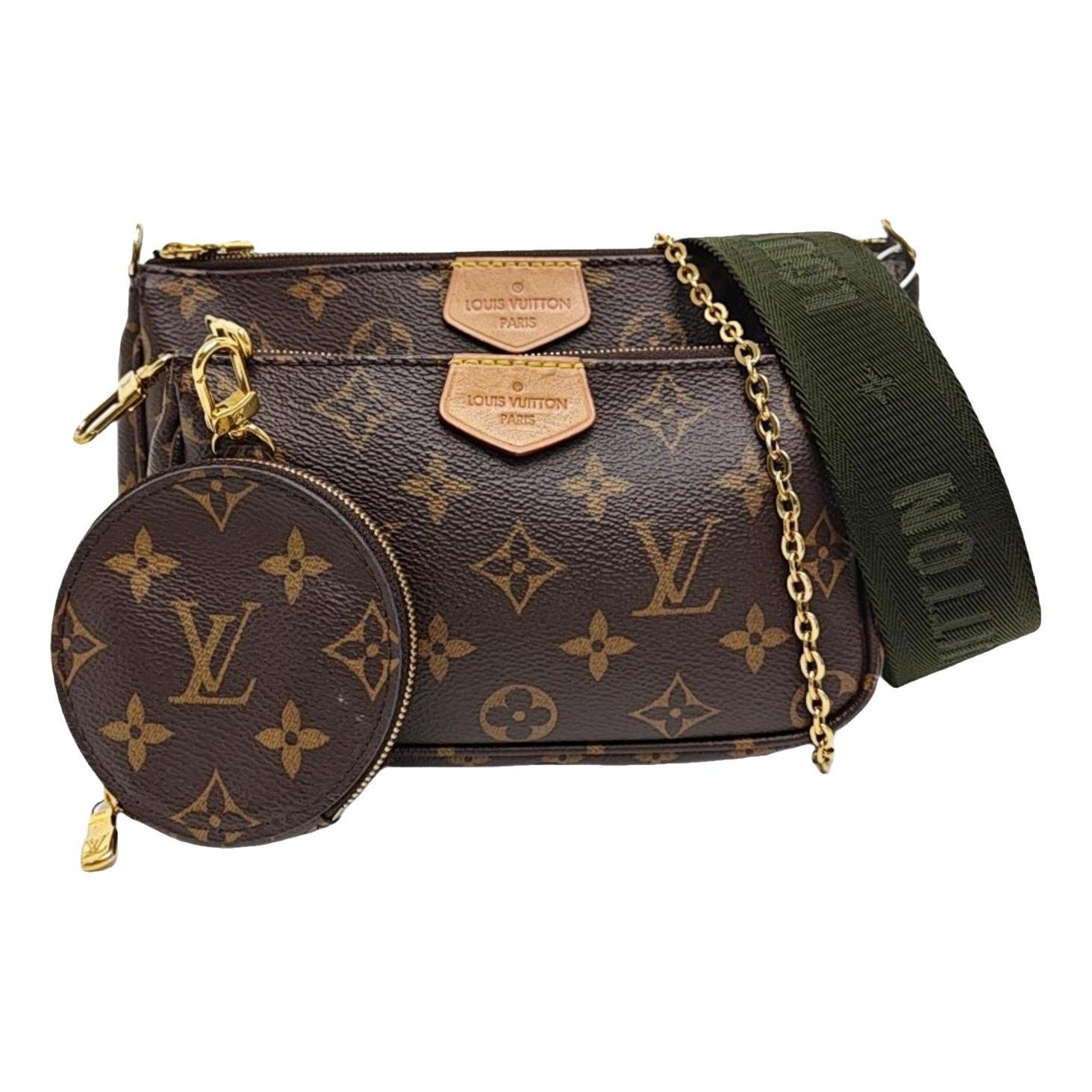 Maxi Multi Pochette Accessoires leather handbag