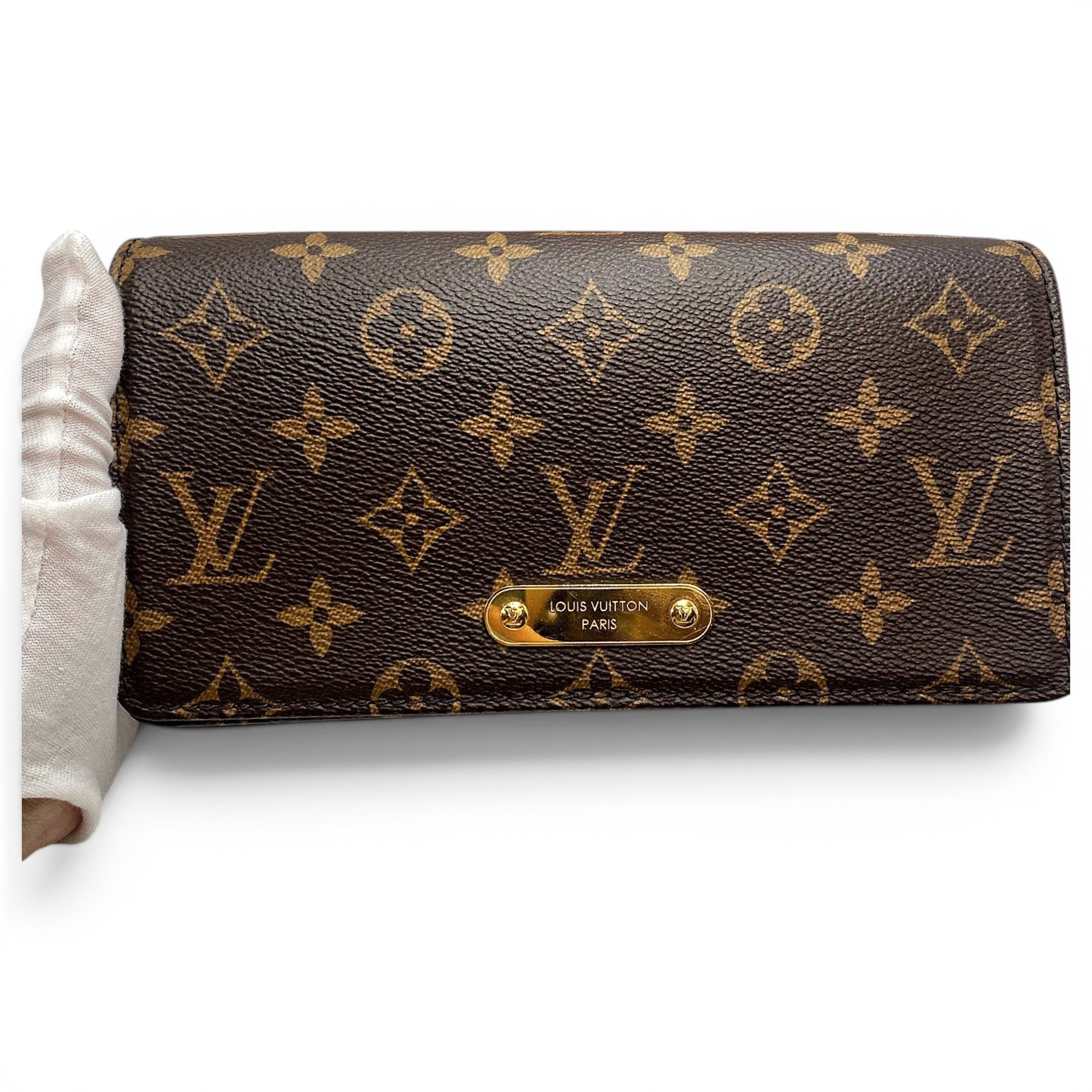 Twist Belt Wallet On Chain leather crossbody bag