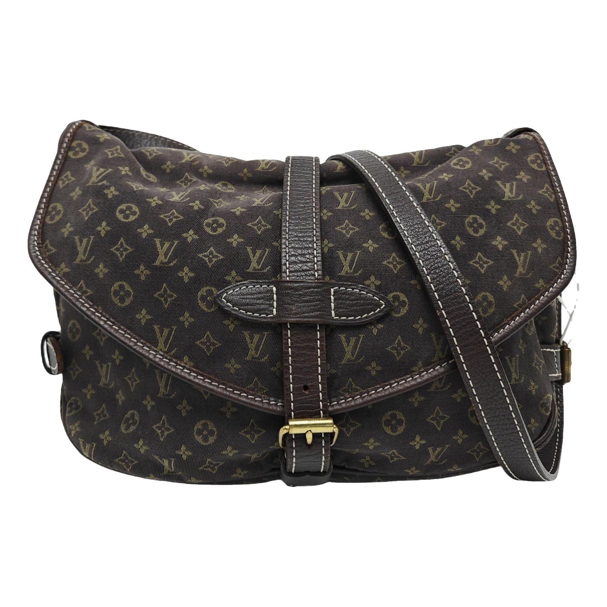 Louis Vuitton Saumur cloth crossbody bag