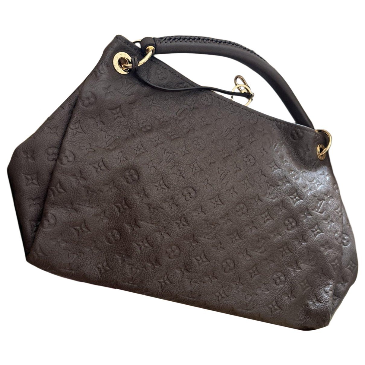 Artsy leather handbag