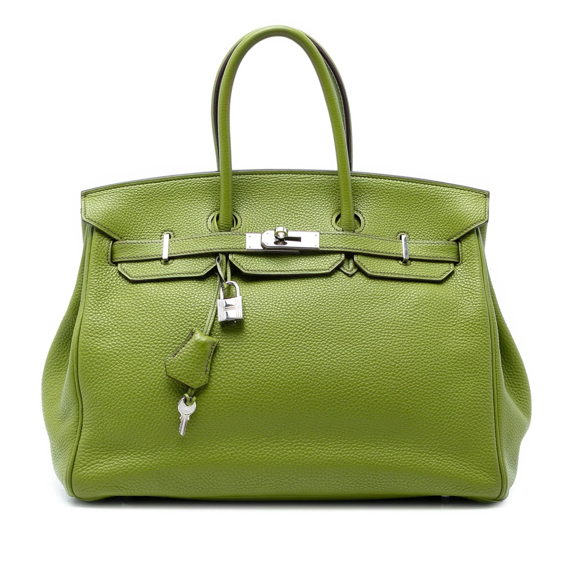 Birkin 35 leather handbag