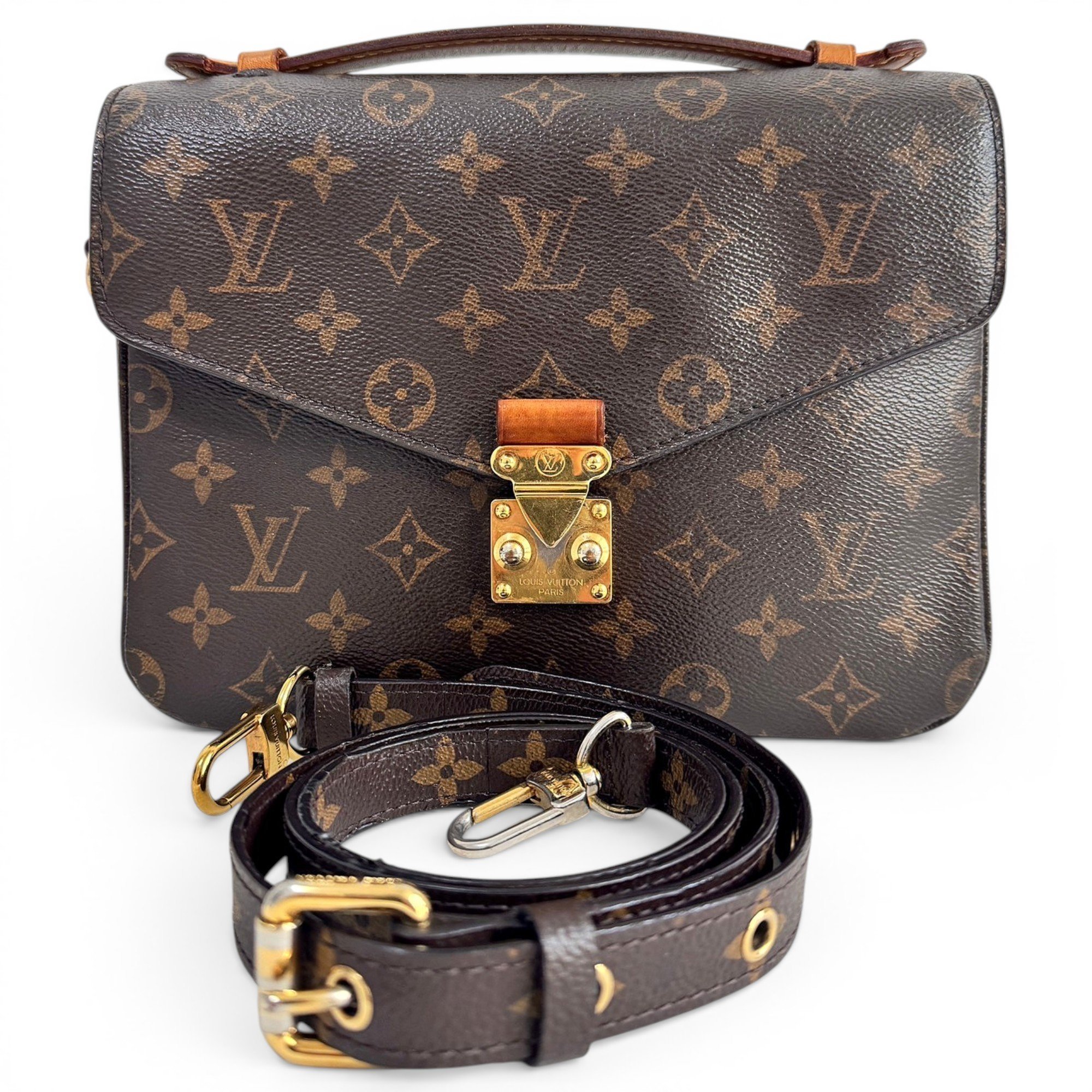 Metis leather handbag