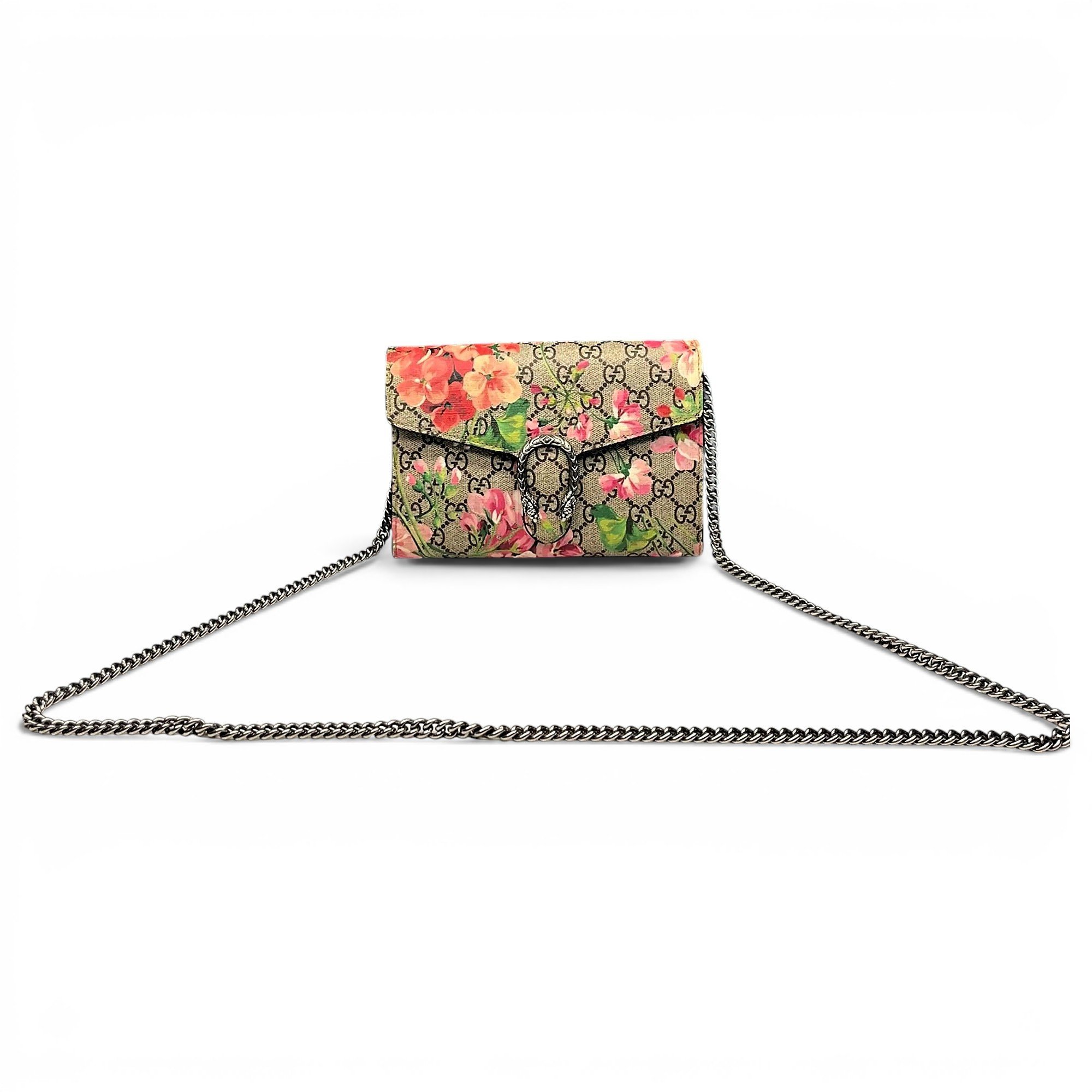 Dionysus Chain Wallet leather crossbody bag