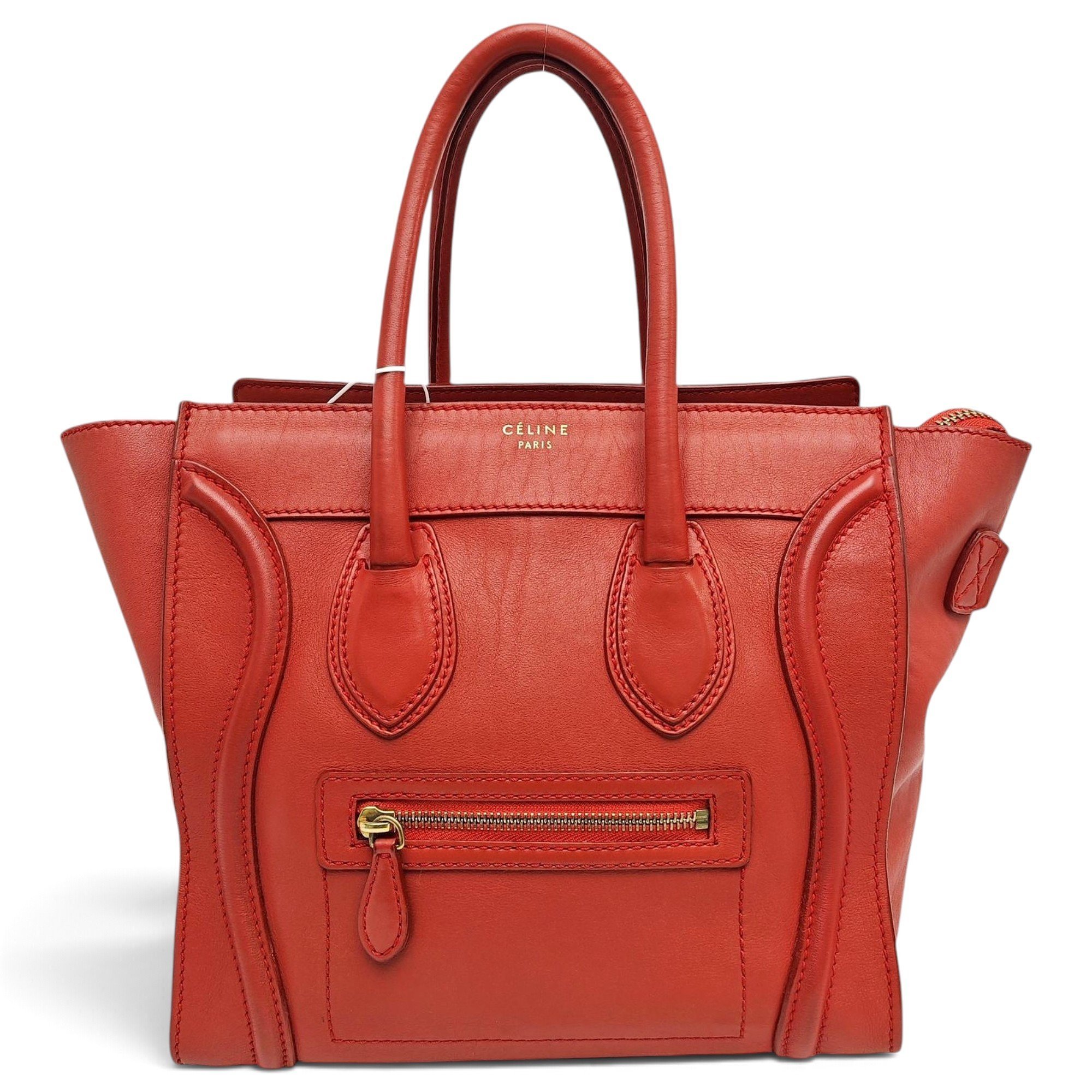 Luggage leather handbag