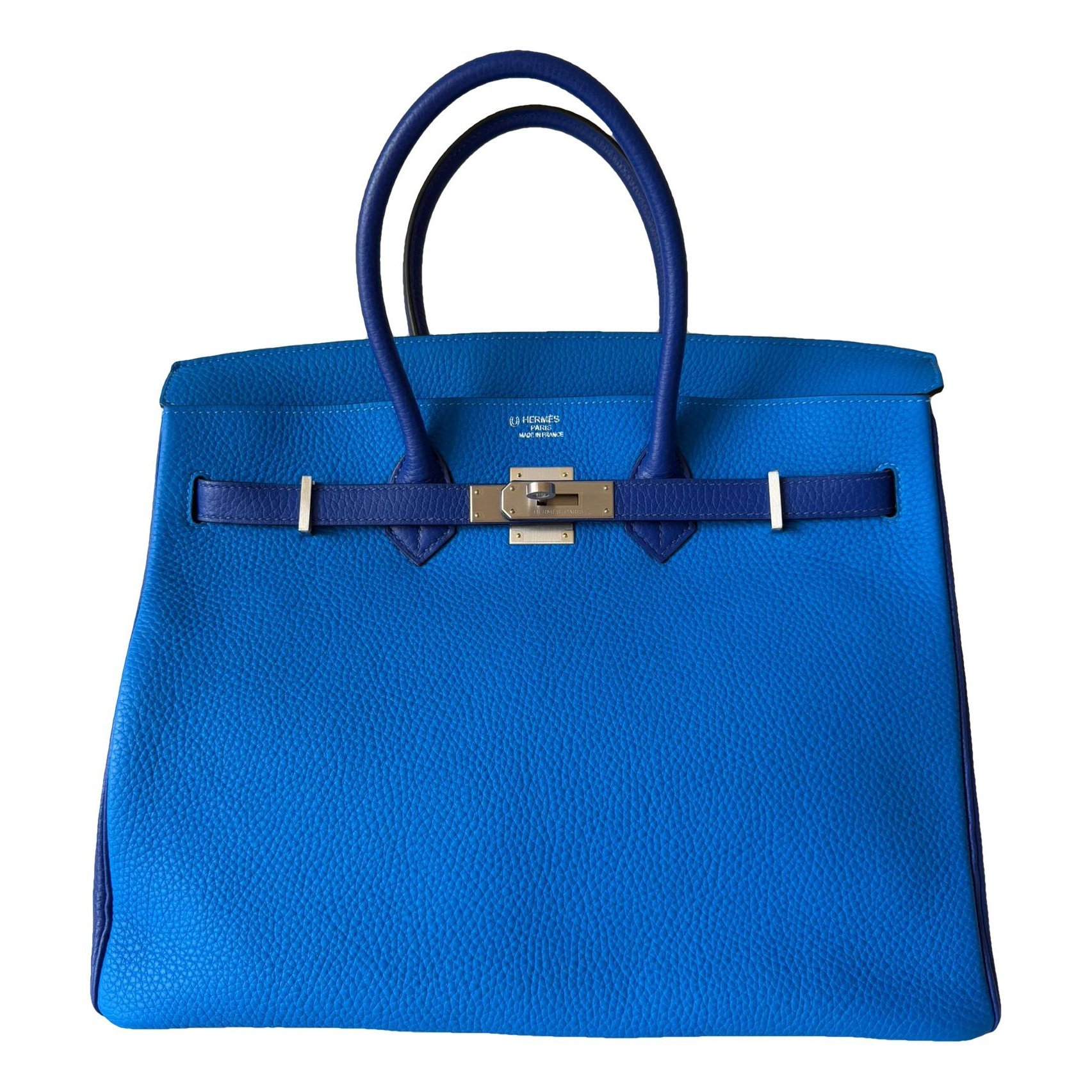 Birkin 35 leather handbag
