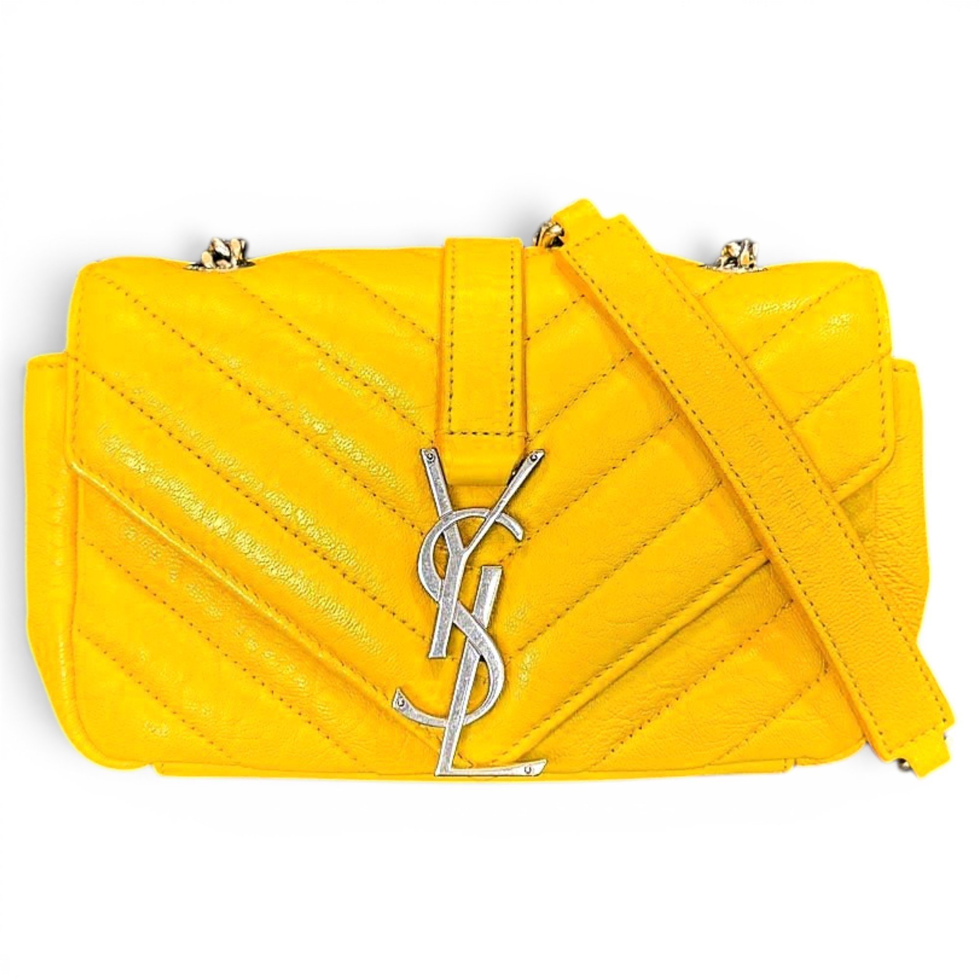 Collége monogramme leather handbag