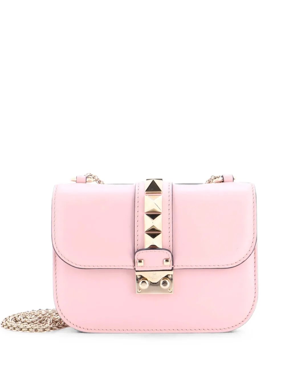 Valentino Garavani Glam Lock Leather Small shoulder bag