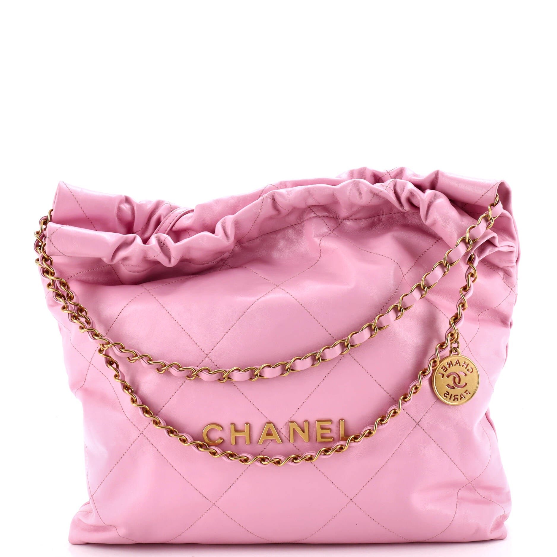 22 Chain Hobo Quilted Calfskin Medium