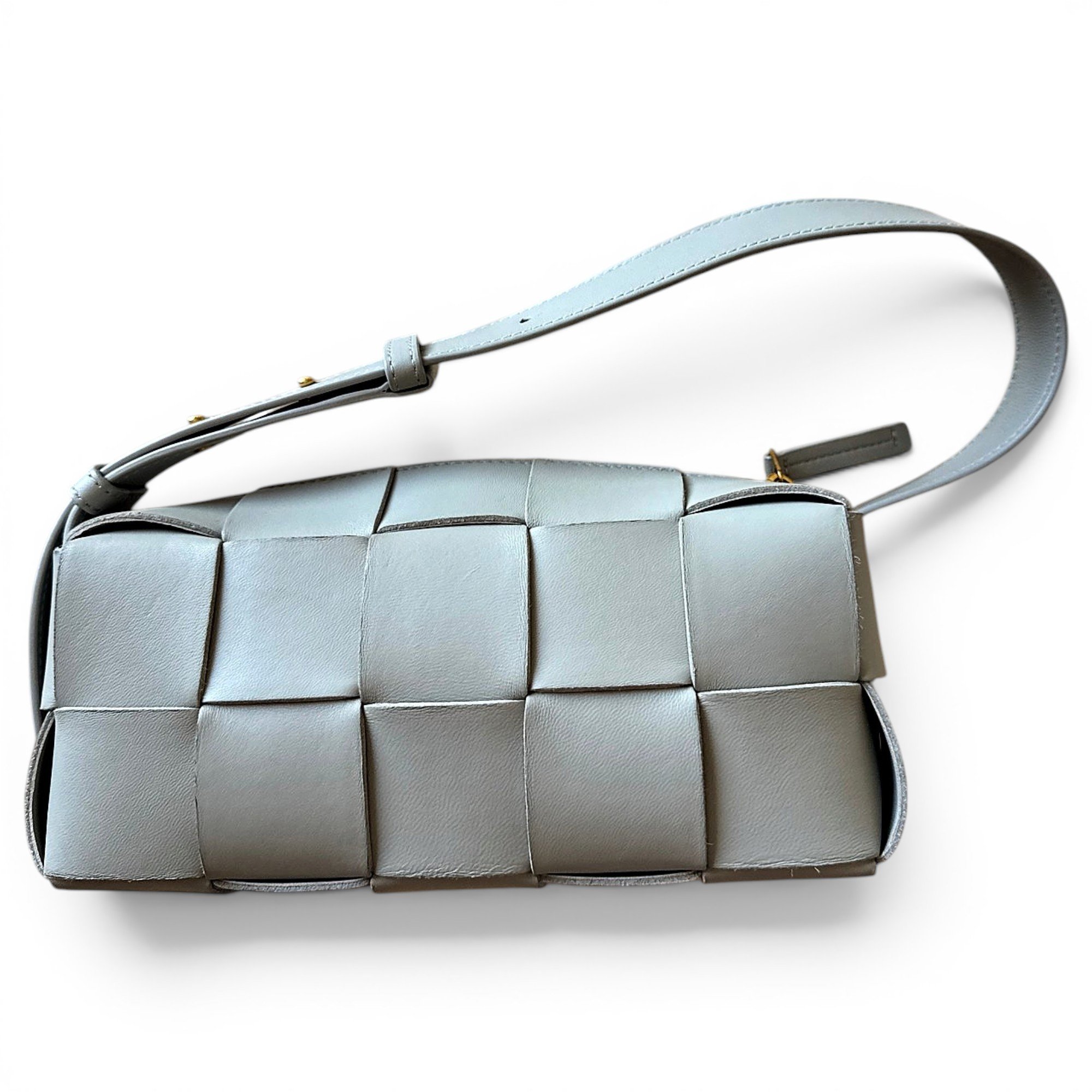 Cassette leather handbag