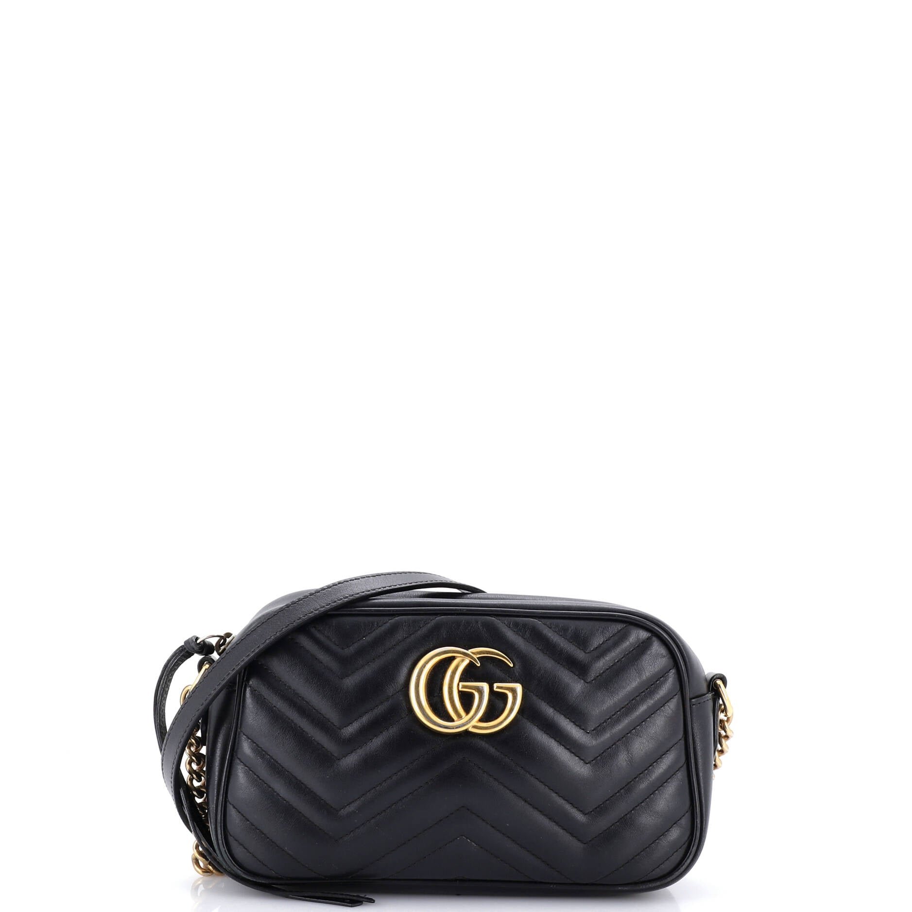GG Marmont Shoulder Bag Matelasse Leather Small