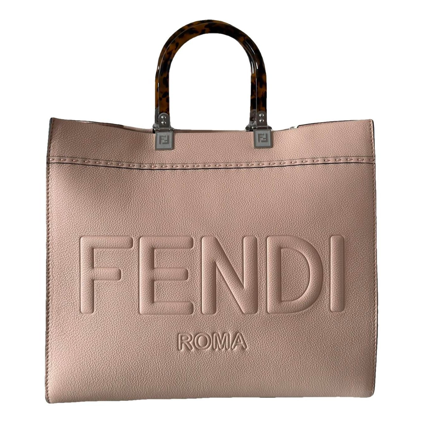Sunshine leather tote