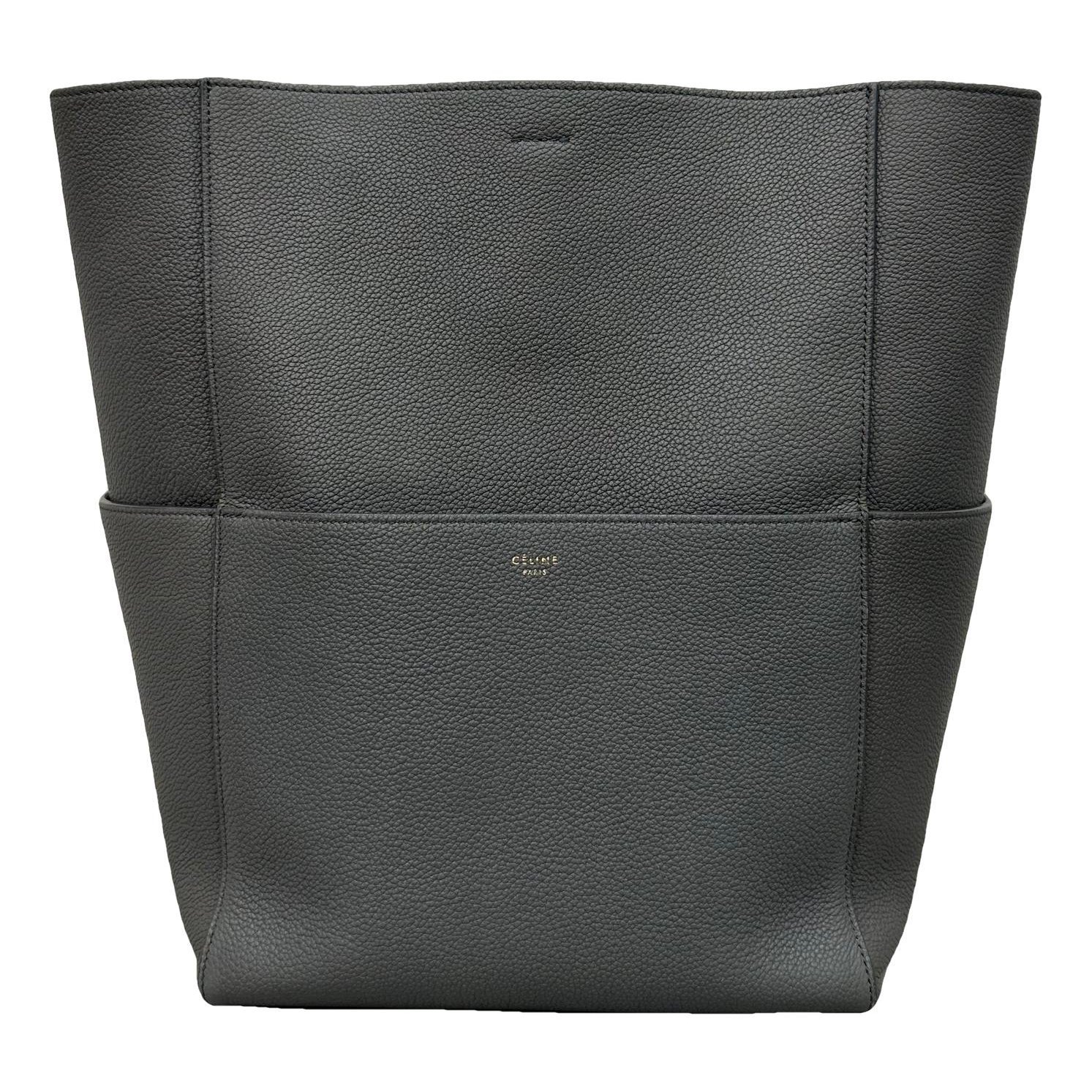 Seau Sangle leather handbag