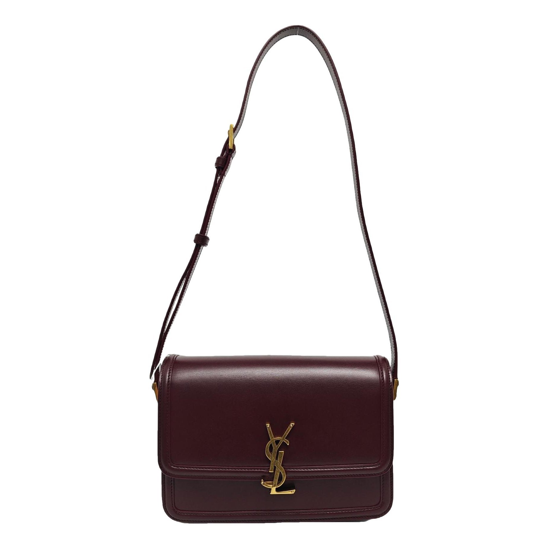 Solférino leather handbag