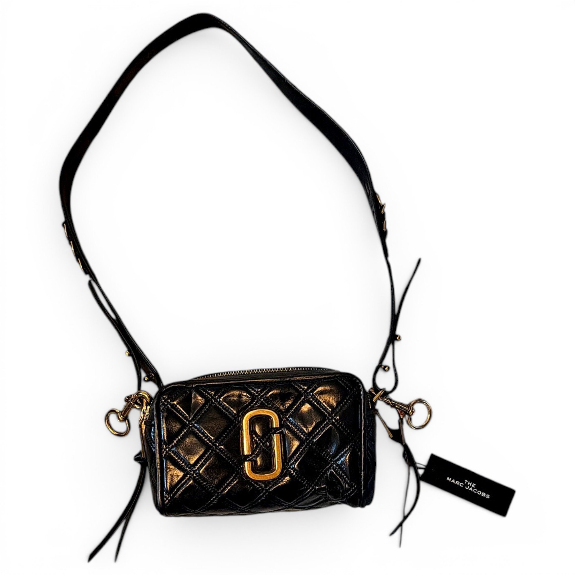 Snapshot leather crossbody bag