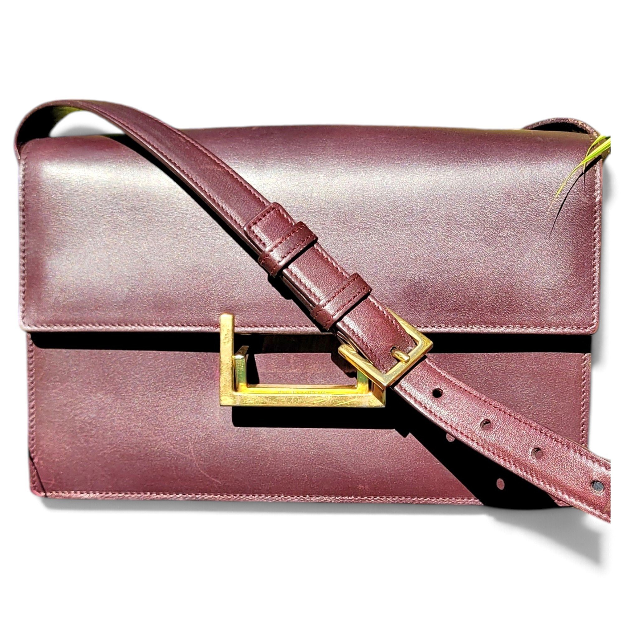Solférino leather handbag