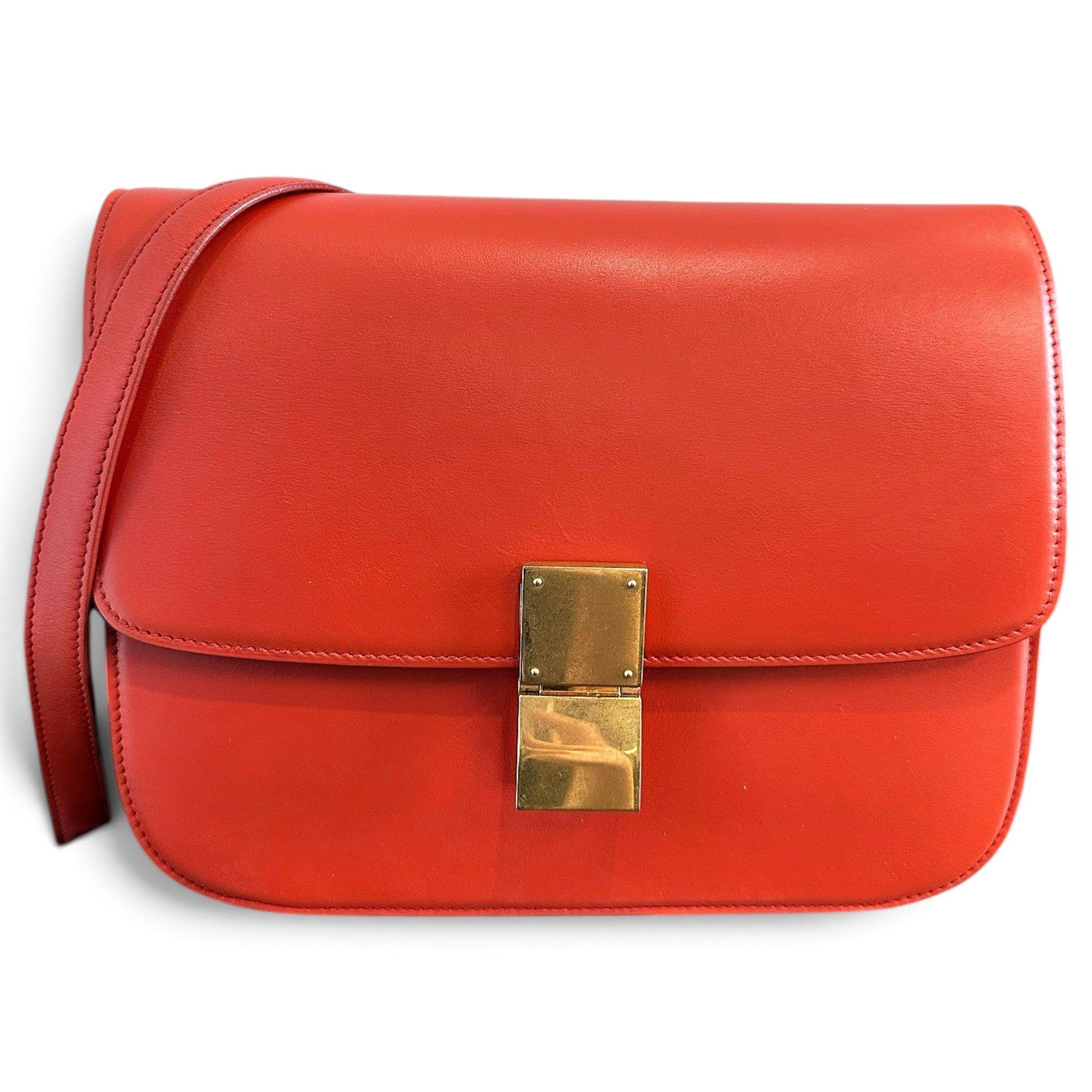Classic leather handbag