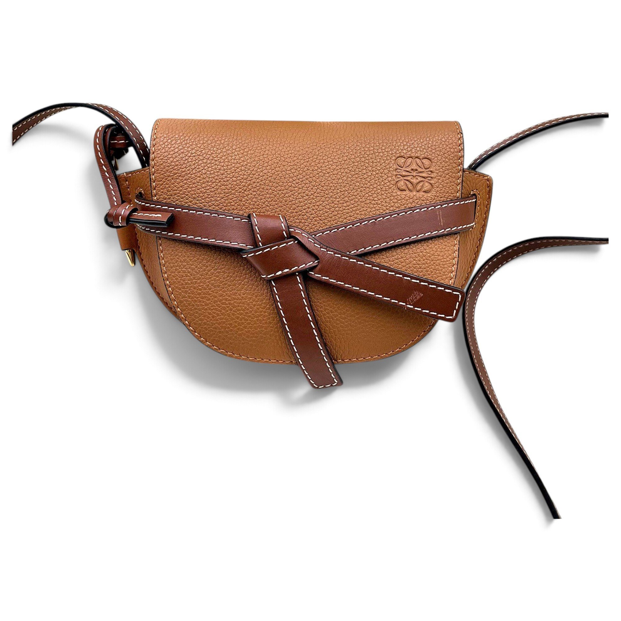Gate leather crossbody bag