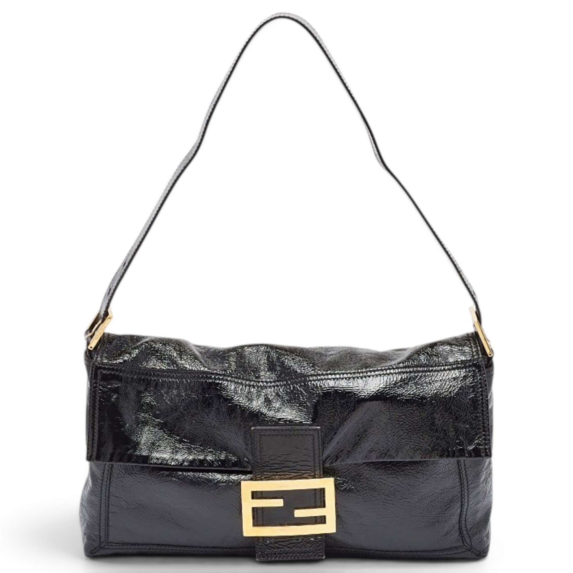 Baguette leather handbag
