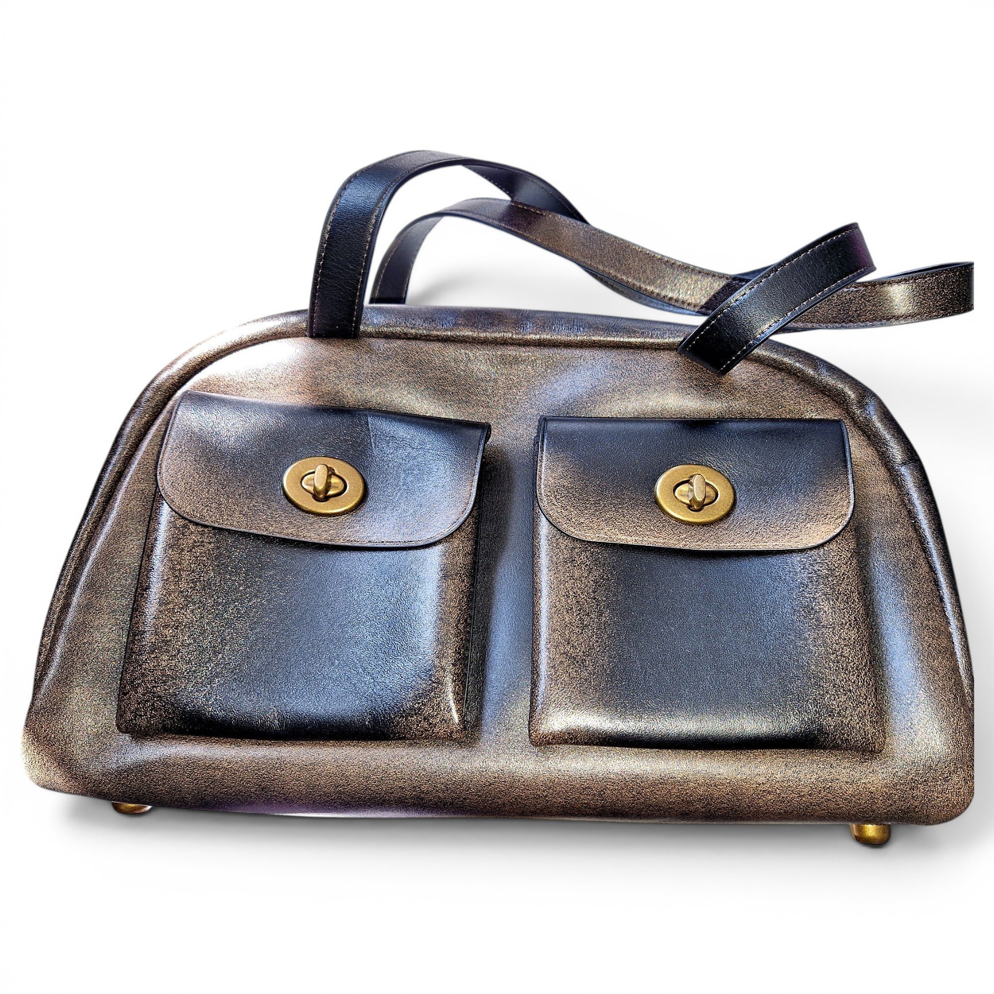 Leather handbag