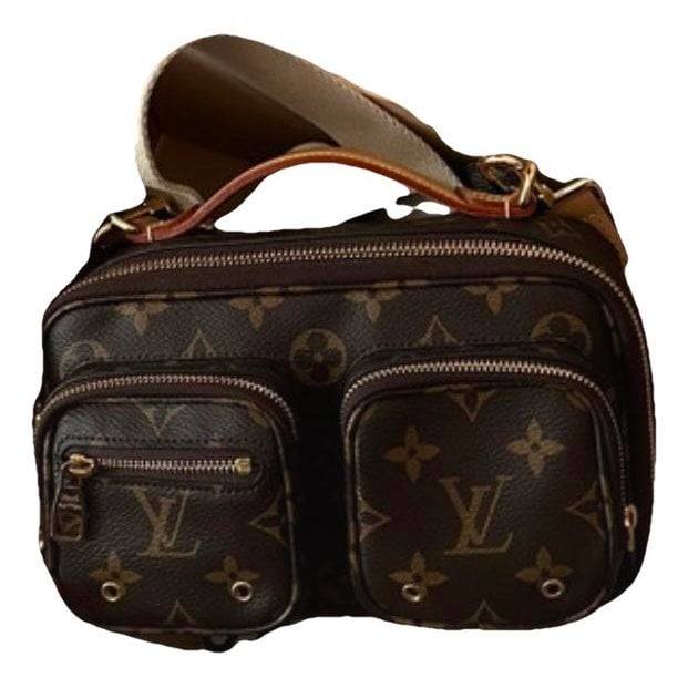 Croisé Utility leather crossbody bag