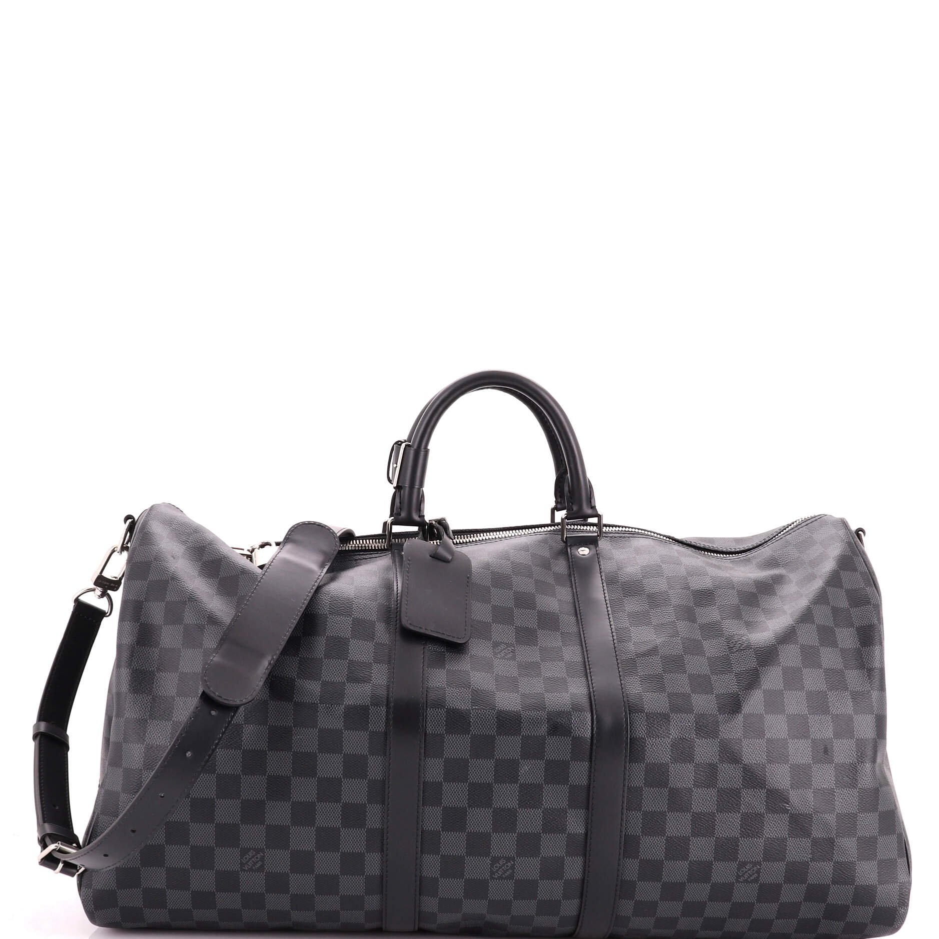 Keepall Bandouliere Bag Damier Graphite 55
