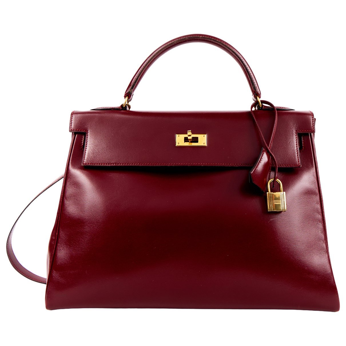 Kelly 32 leather handbag