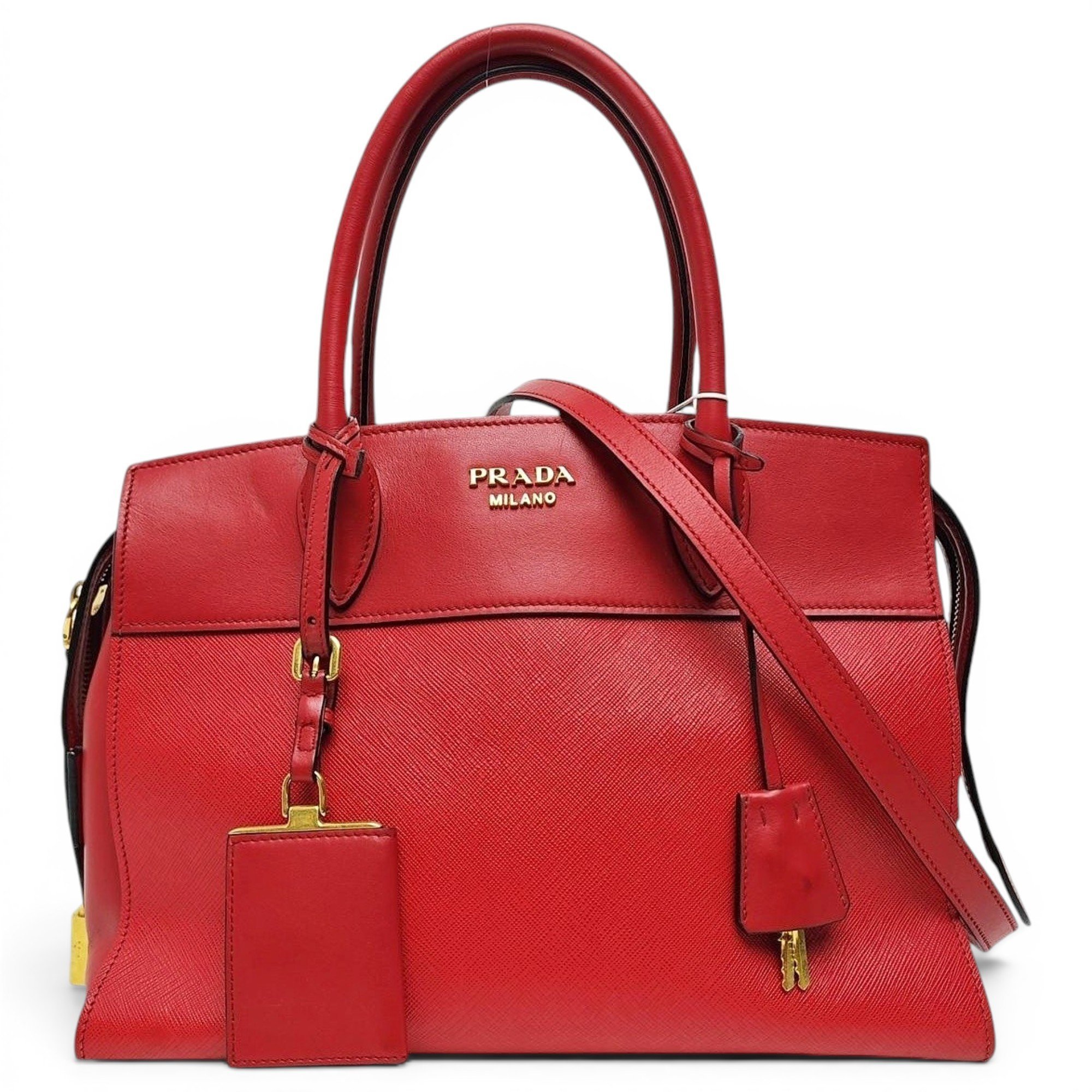 Bibliothèque leather handbag
