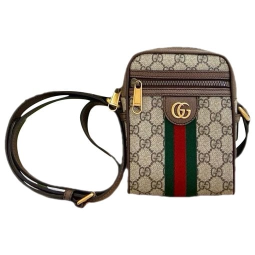 Ophidia leather crossbody bag