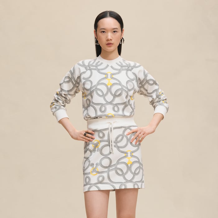 Blanc Cassé "Palefroi Remix" Miniskirt