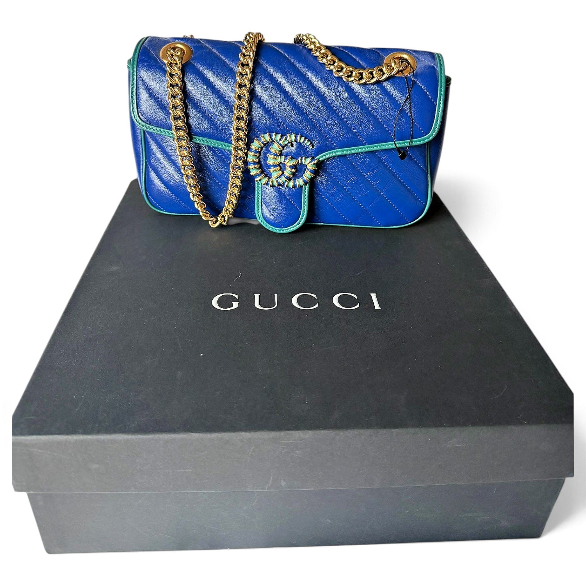 GG Marmont Chain Flap leather handbag