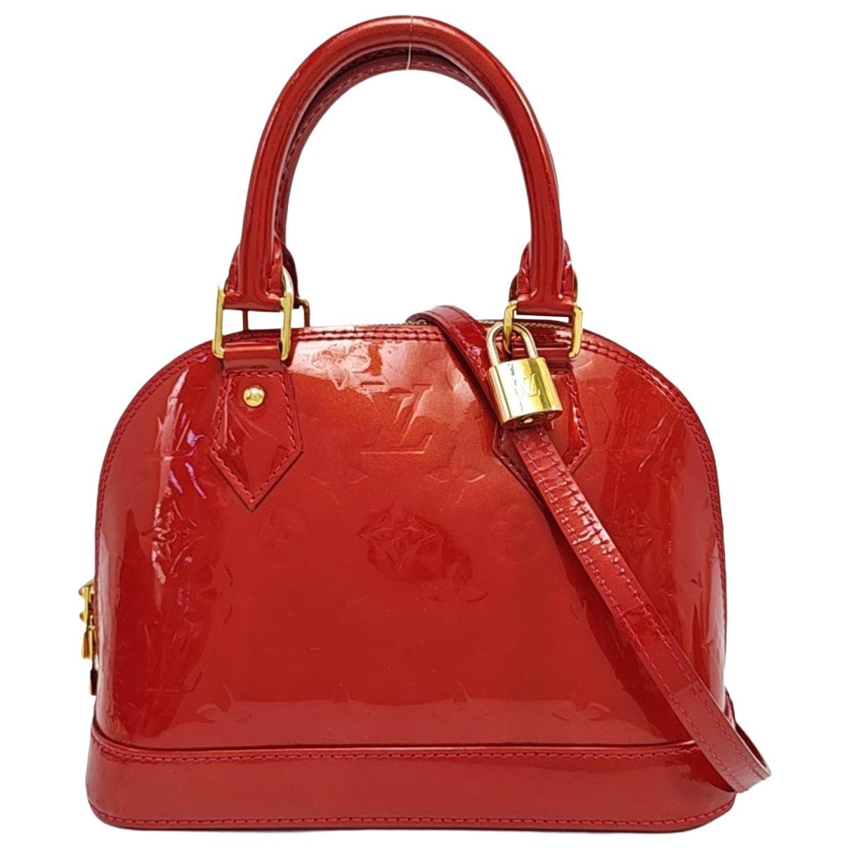 Alma BB patent leather handbag