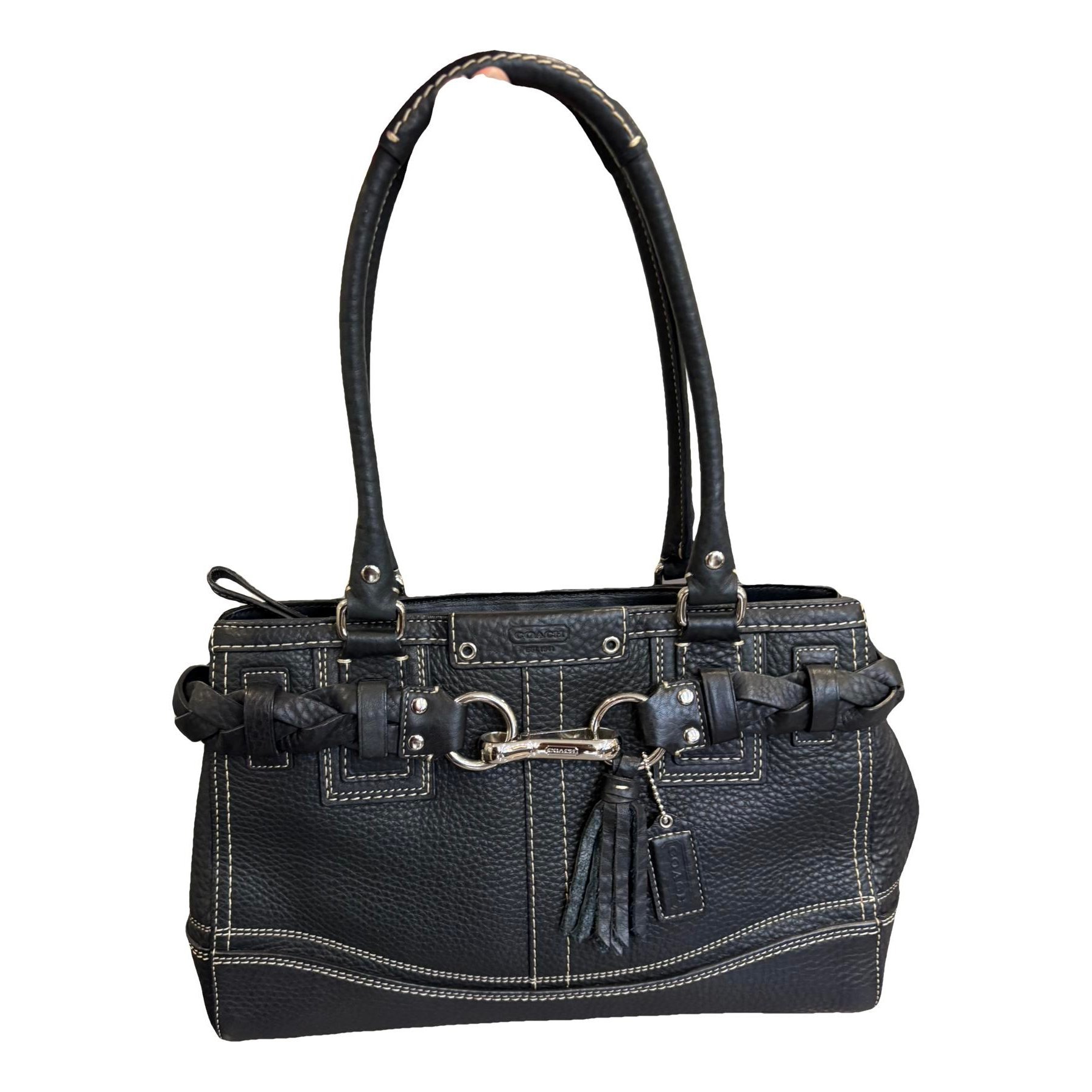 Leather handbag