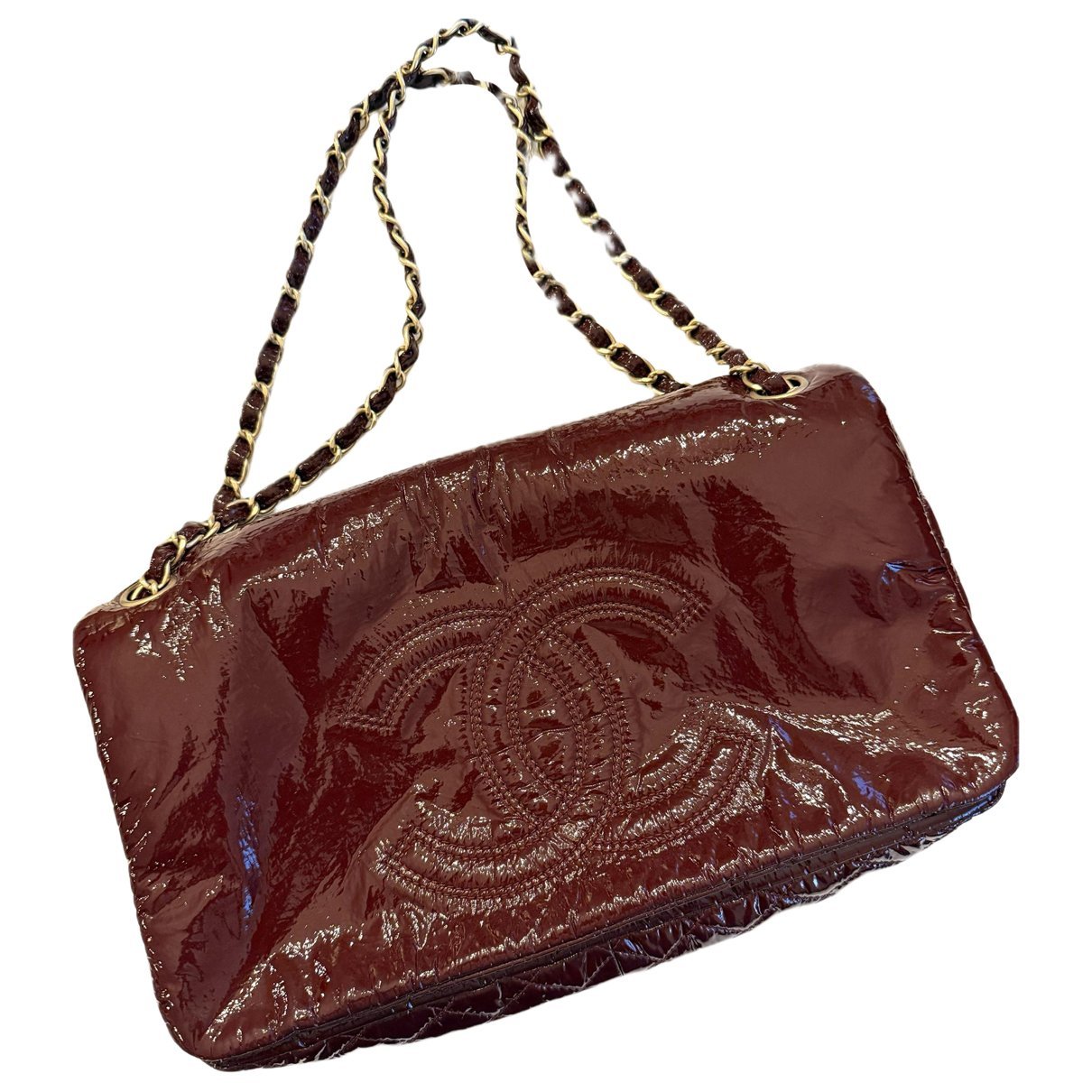 Timeless/Classique patent leather handbag