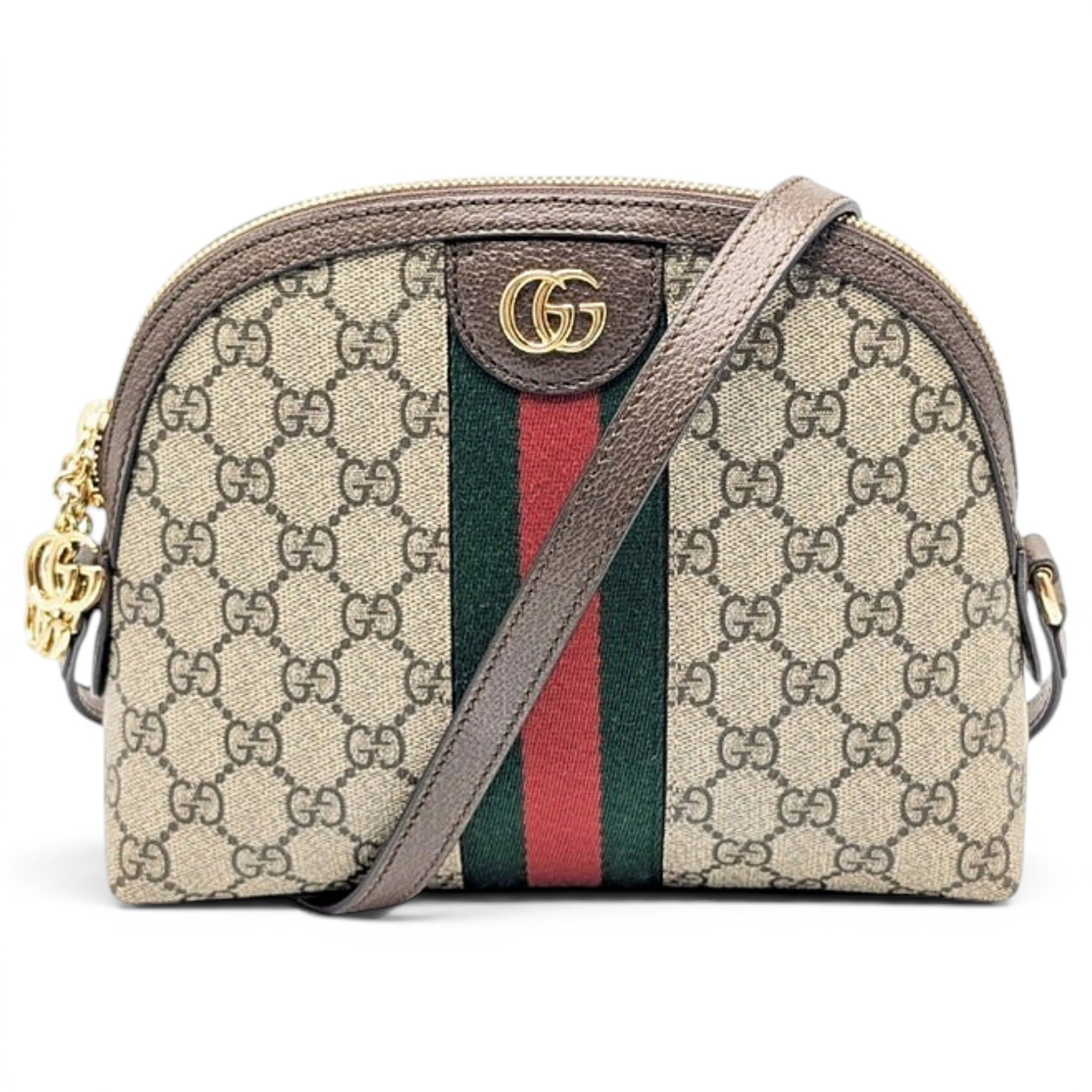 Ophidia leather crossbody bag