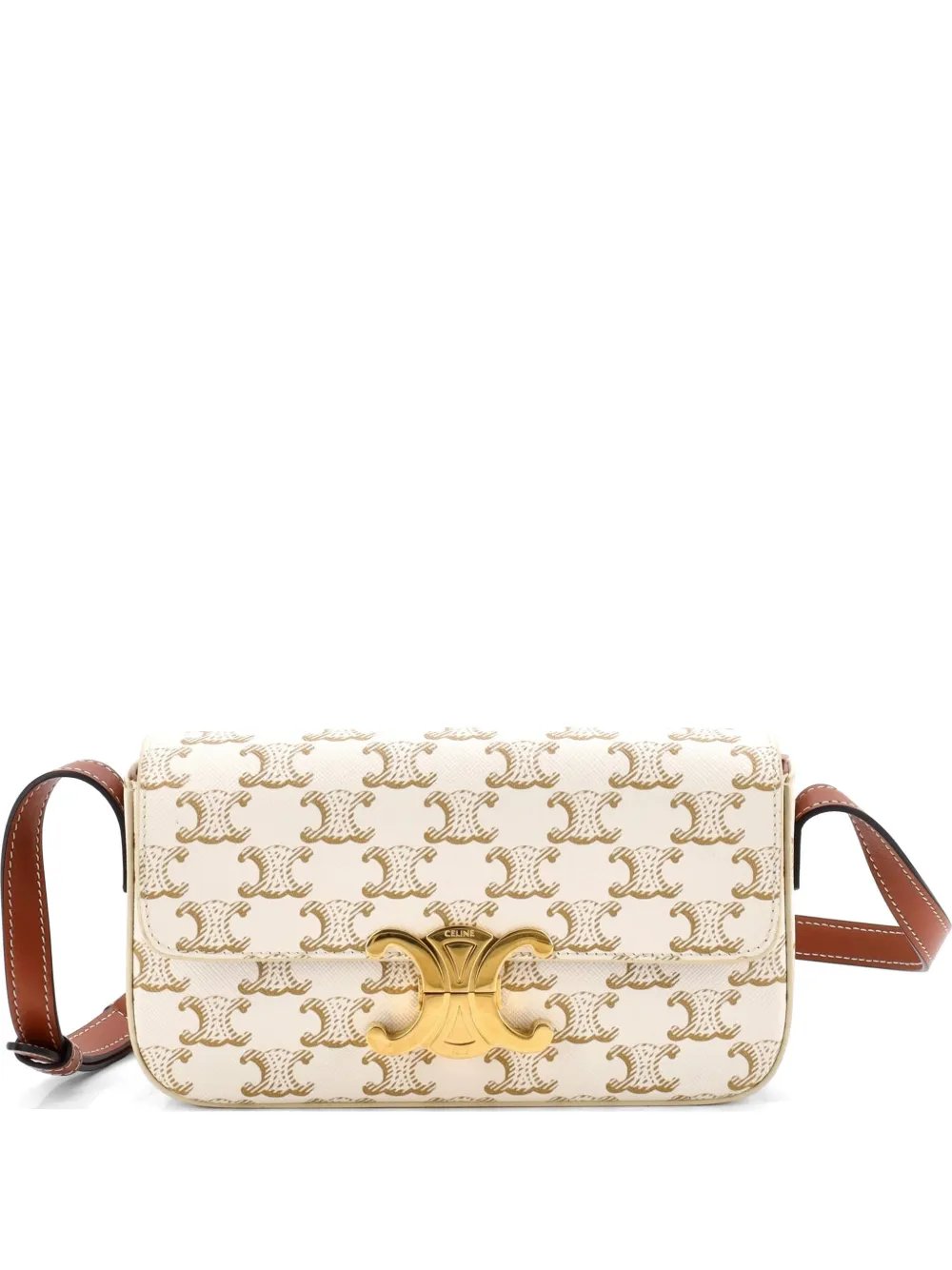 Triomphe East-West Triomphe Coated Canvas shoulder bag