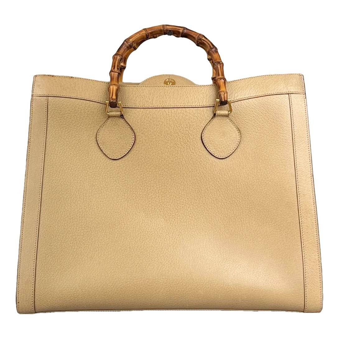 Diana Bamboo leather tote