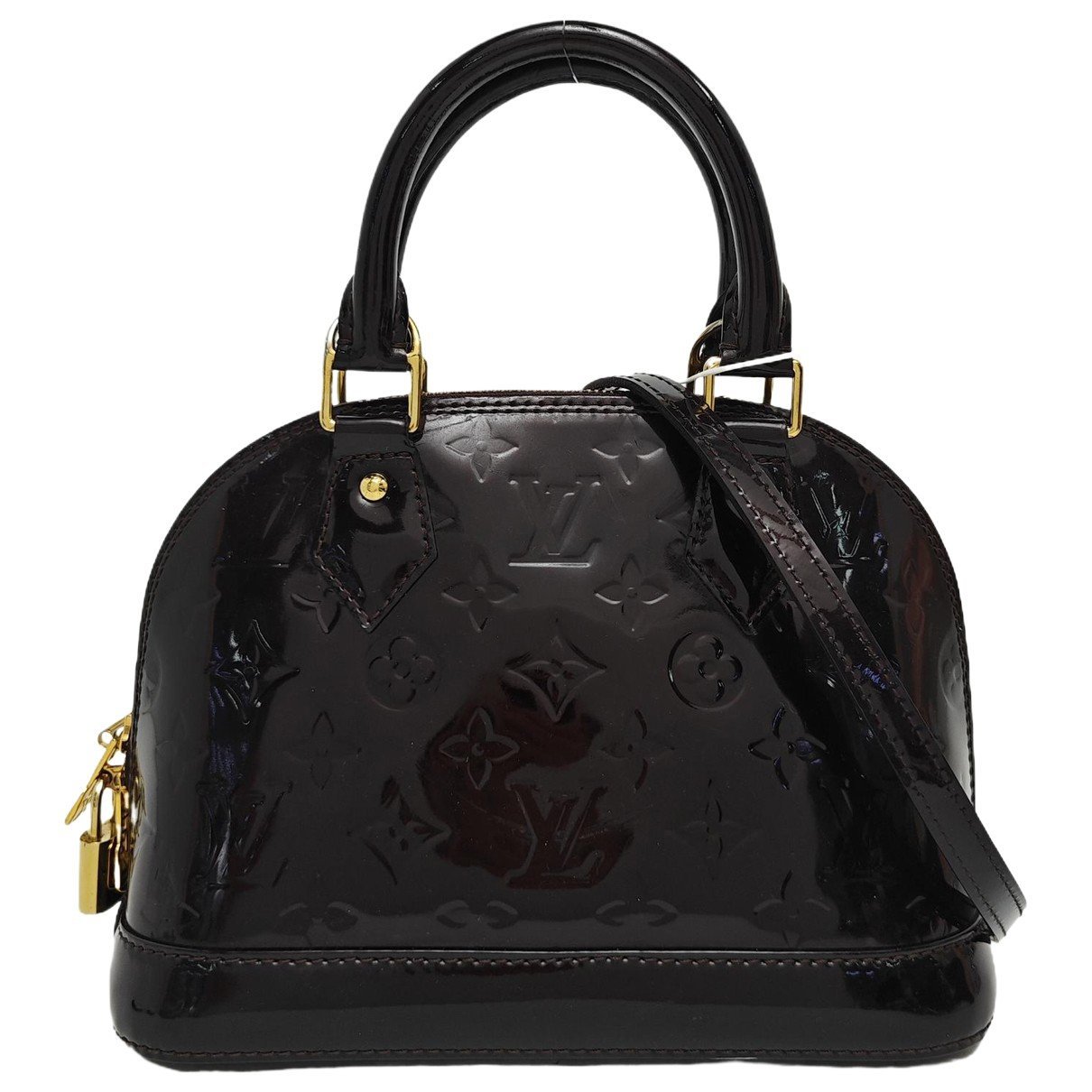Alma BB patent leather handbag