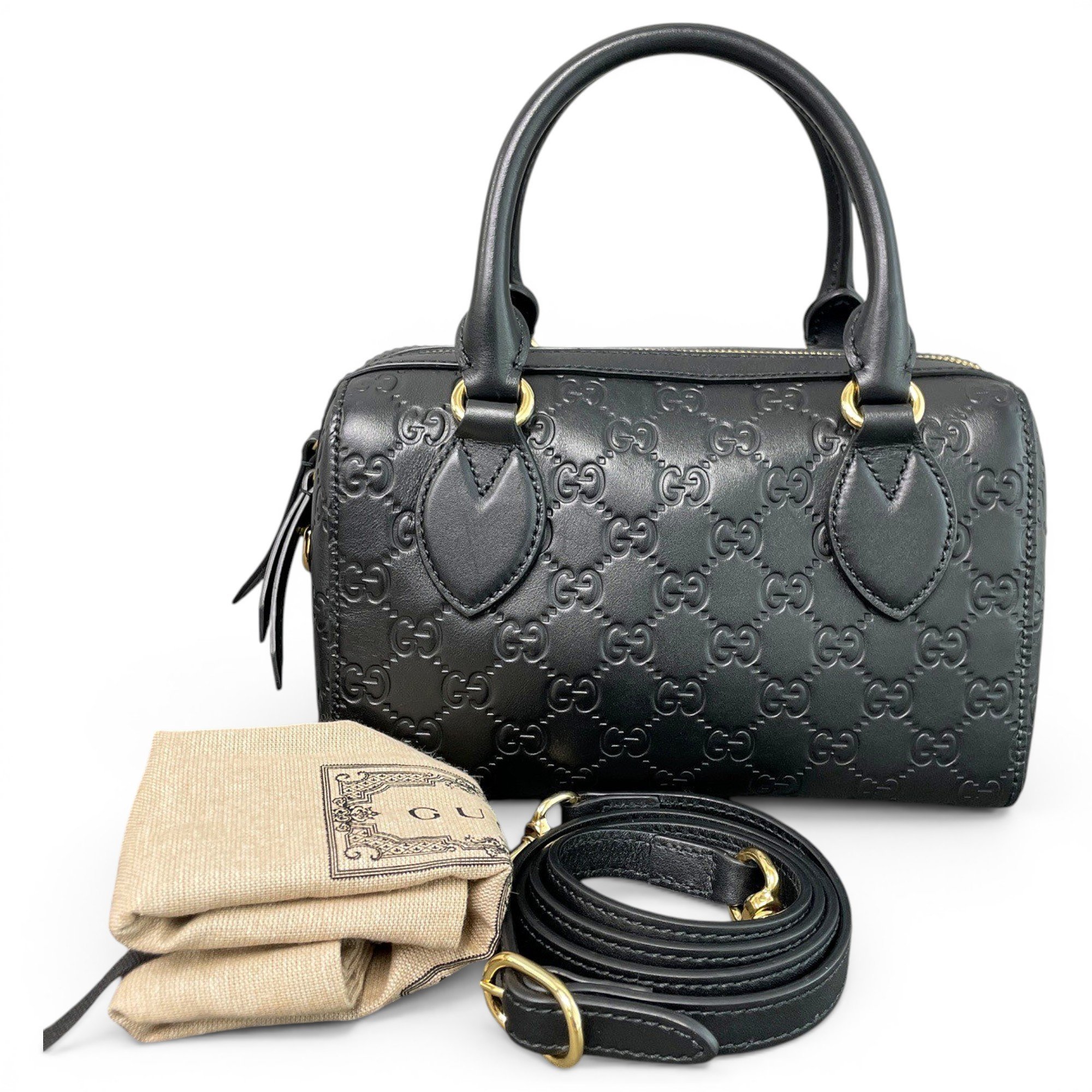 Leather handbag