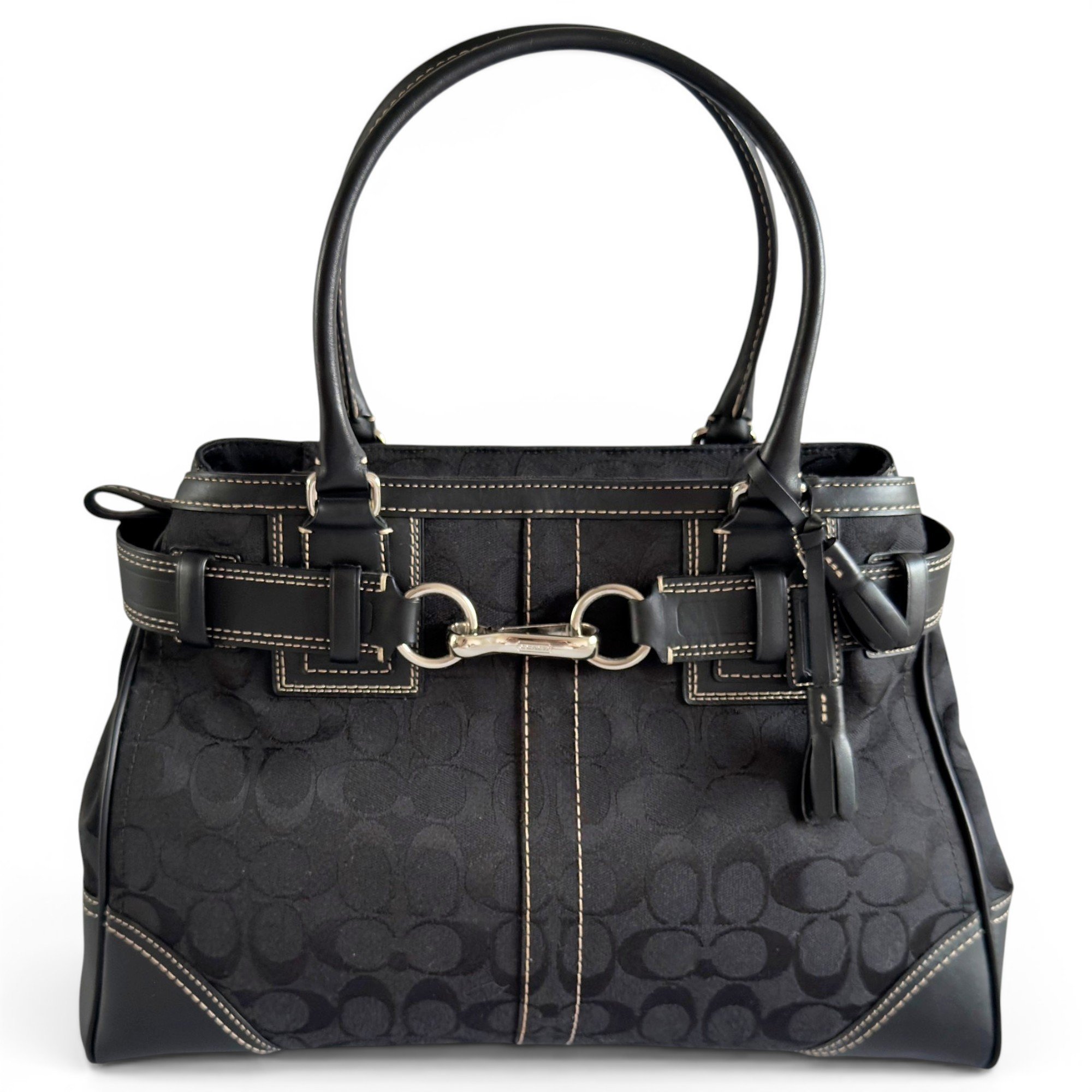 Signature Sufflette cloth handbag