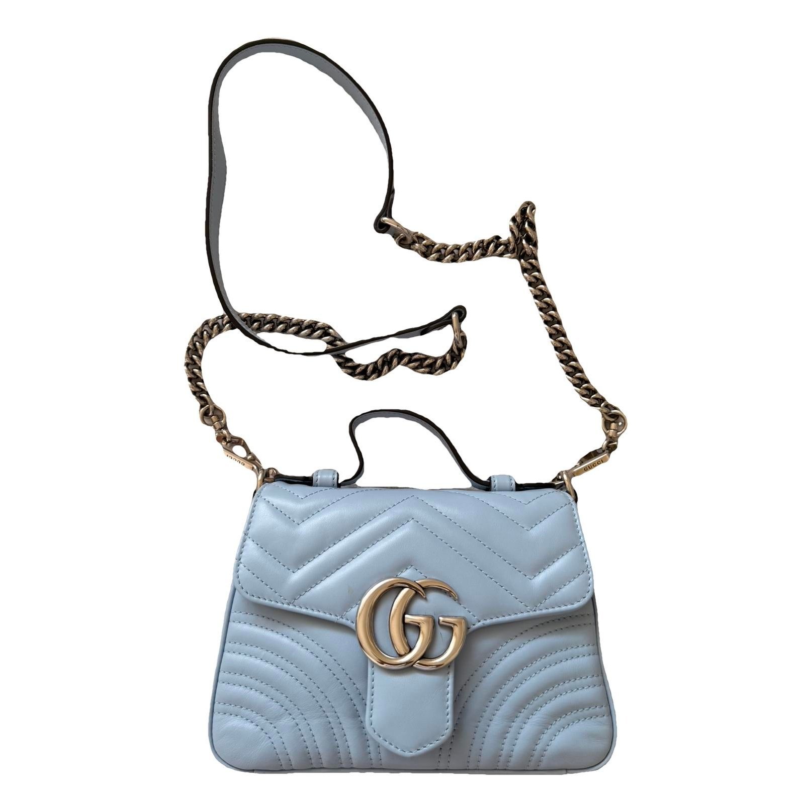 GG Marmont Flap leather handbag