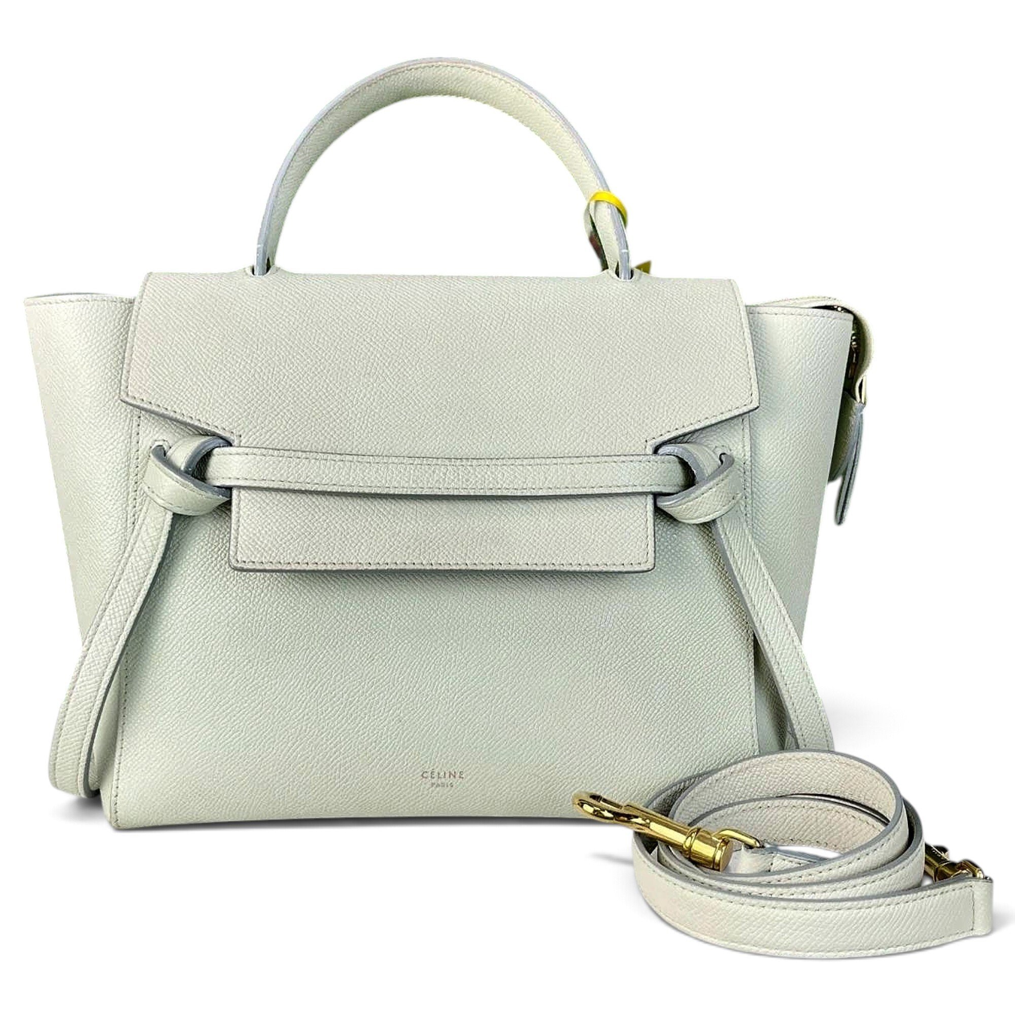 Belt leather handbag