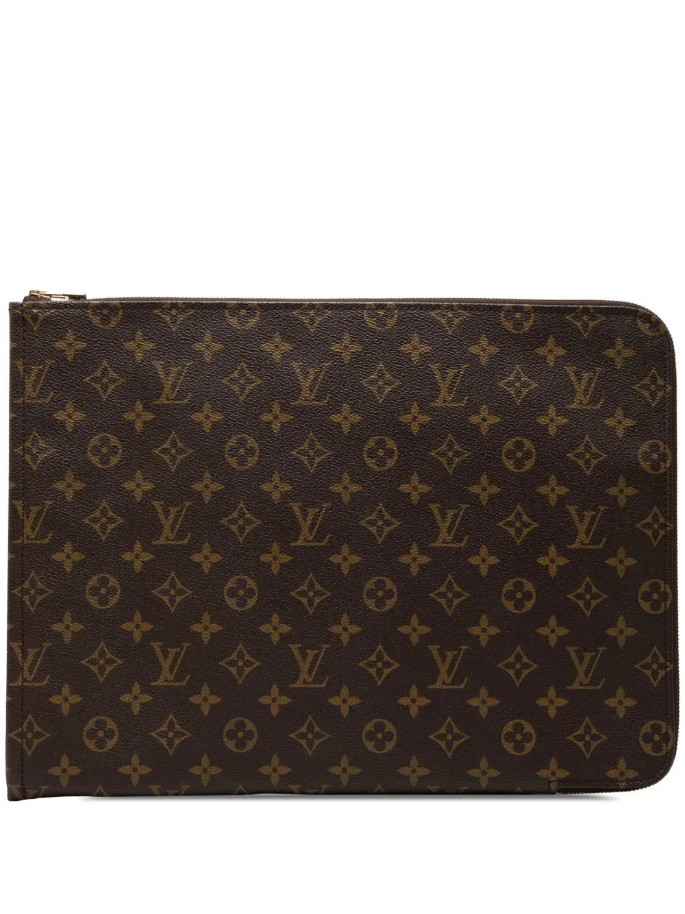 1986 Monogram Poche Documents Portfolio business bag