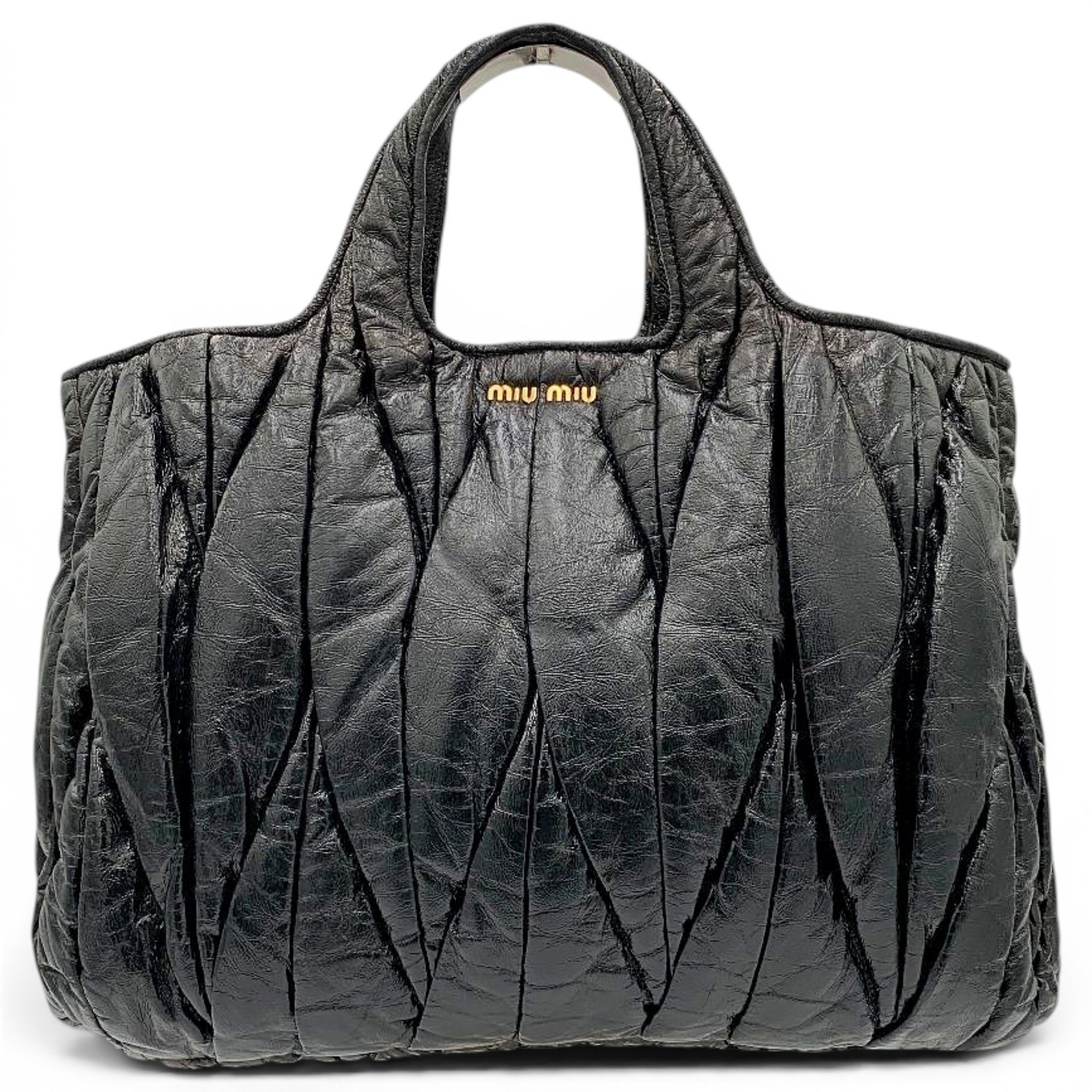 Leather tote